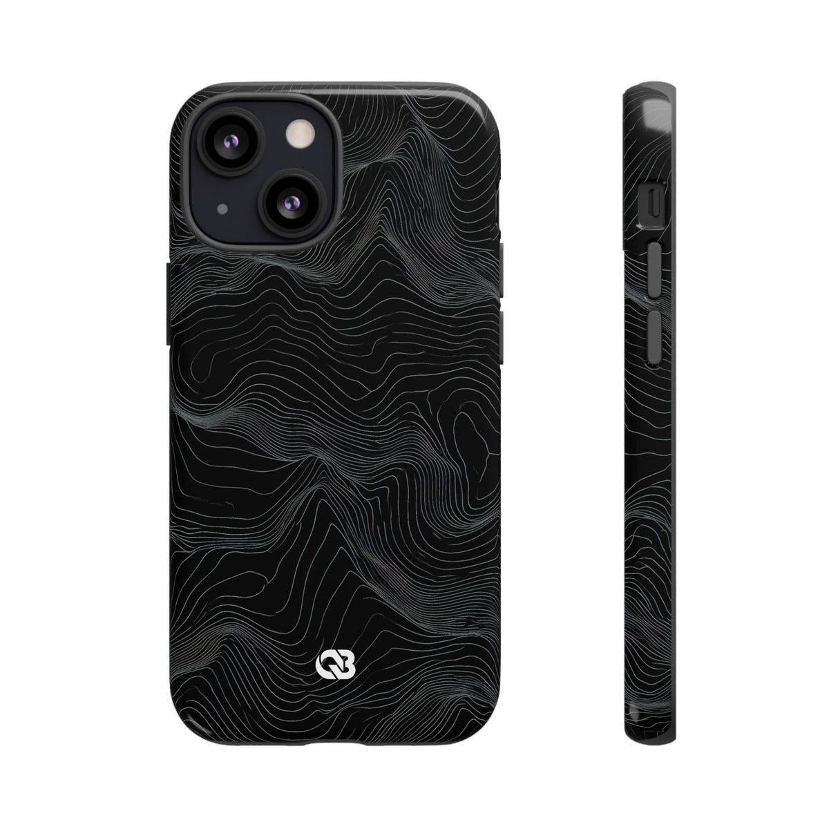 Obsidian Ridge · Tough Phone Case for iPhone · Black