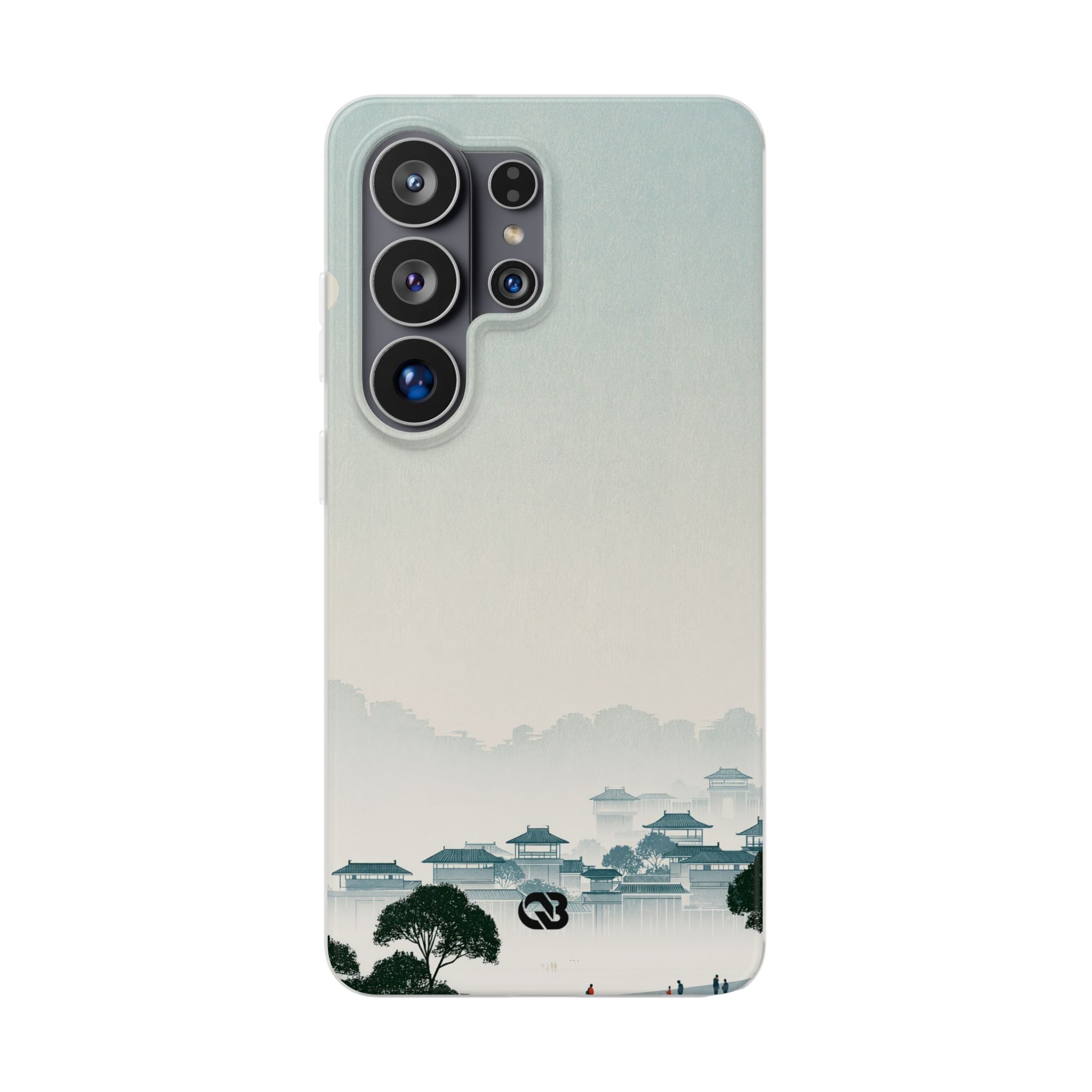 Blue Lite Phone Case for Samsung - Mist Valley Pagoda