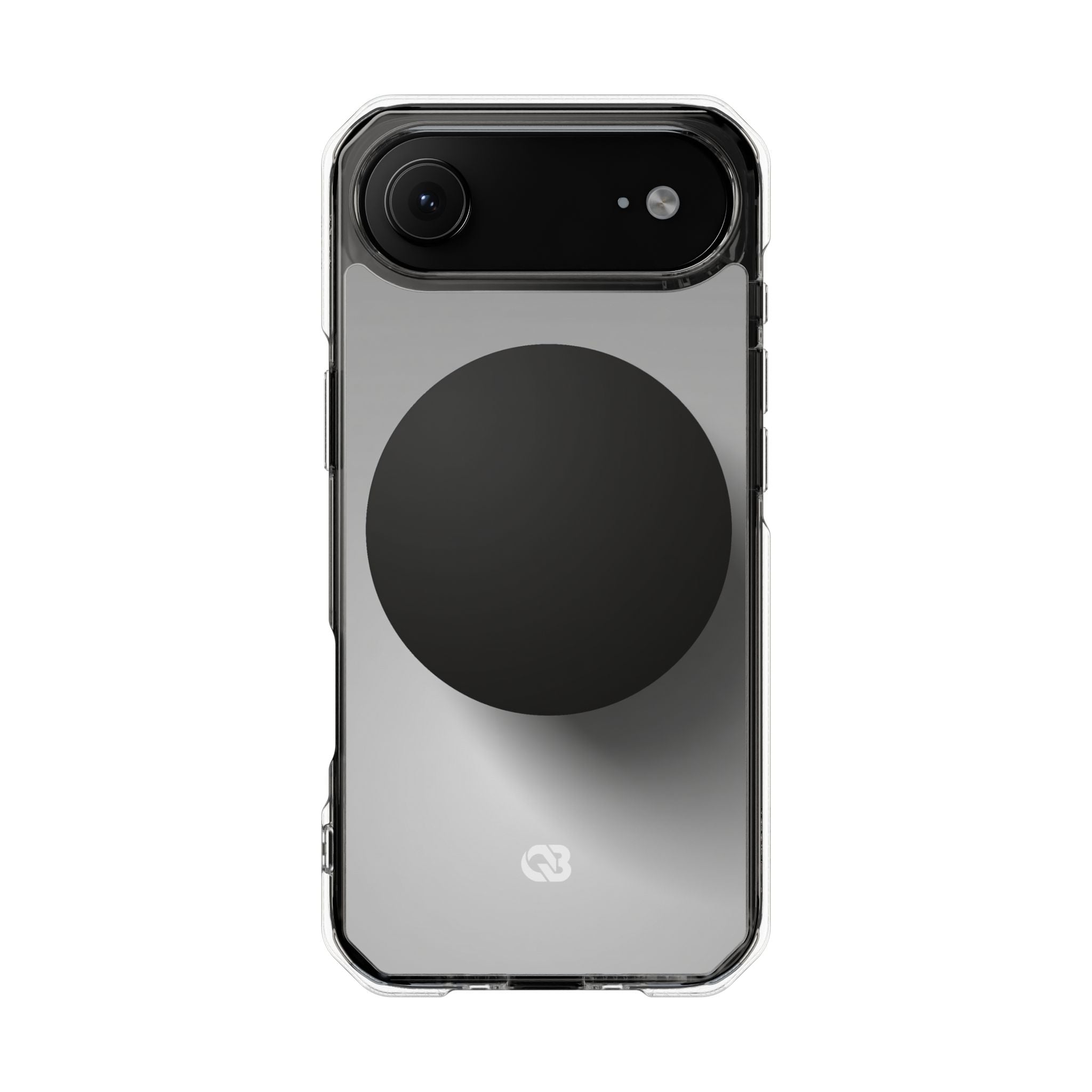 Grey Impact MagSafe Phone Case for iPhone - Matte Onyx Sphere