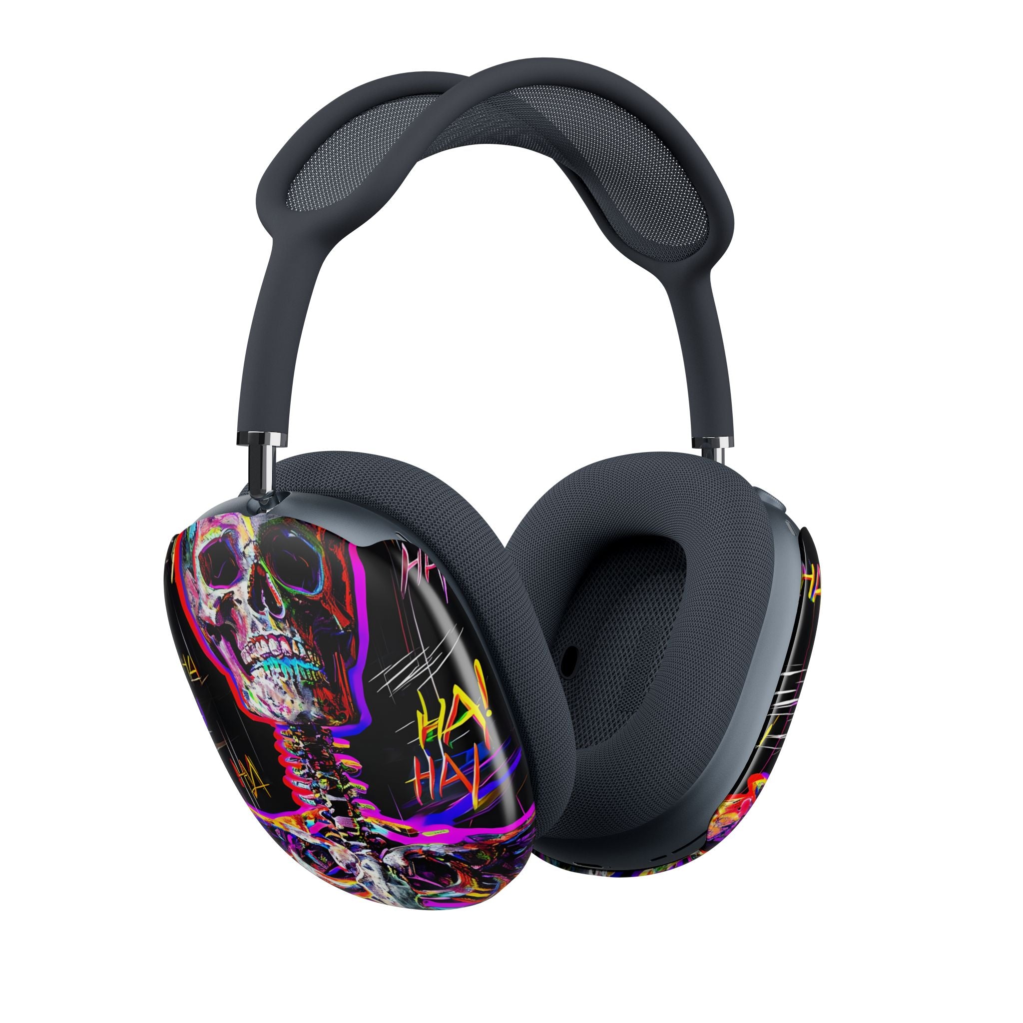 Neon Skeleton Laughter - AirPod Max Case