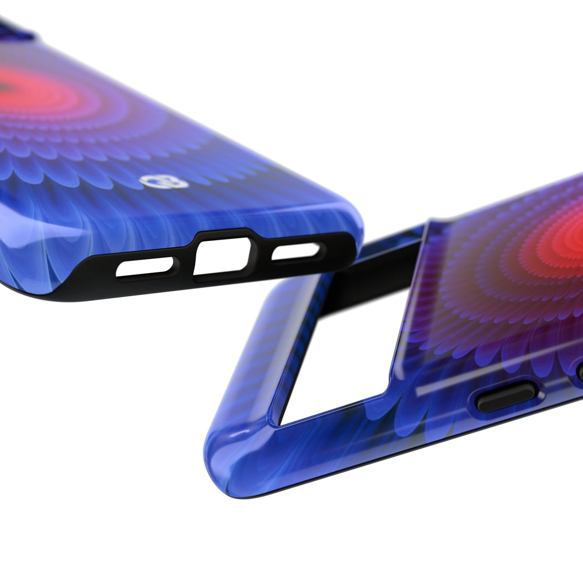Radial Spectrum Bloom · Tough Phone Case for Pixel · Blue