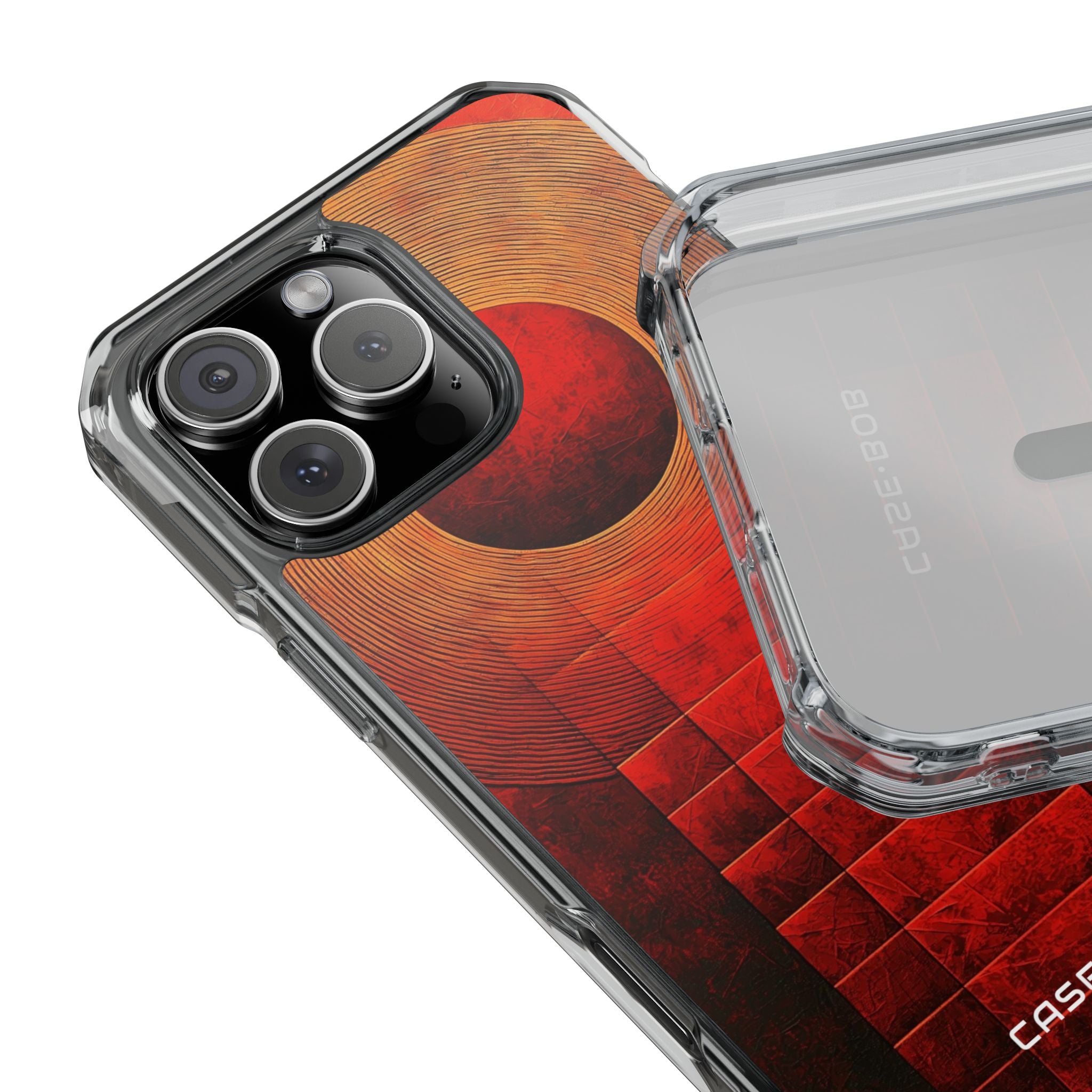 Crimson Orbit iPhone 16 Pro Max Skal - Impact