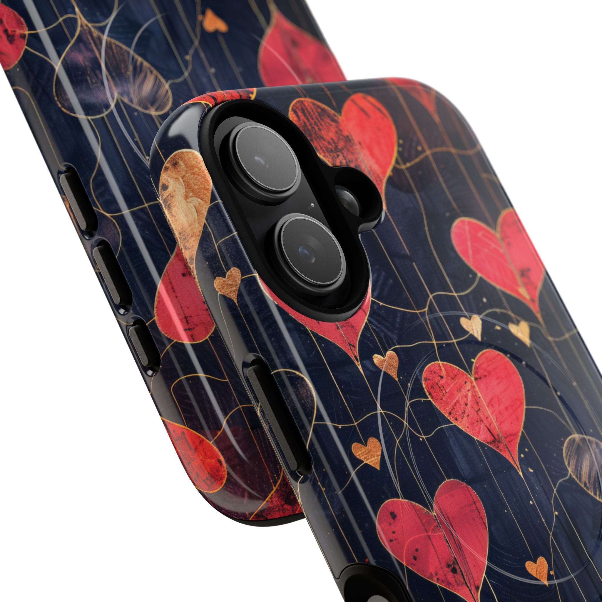 Golden Hearts Network iPhone 17 Case - Tough+ - CASE•BOB