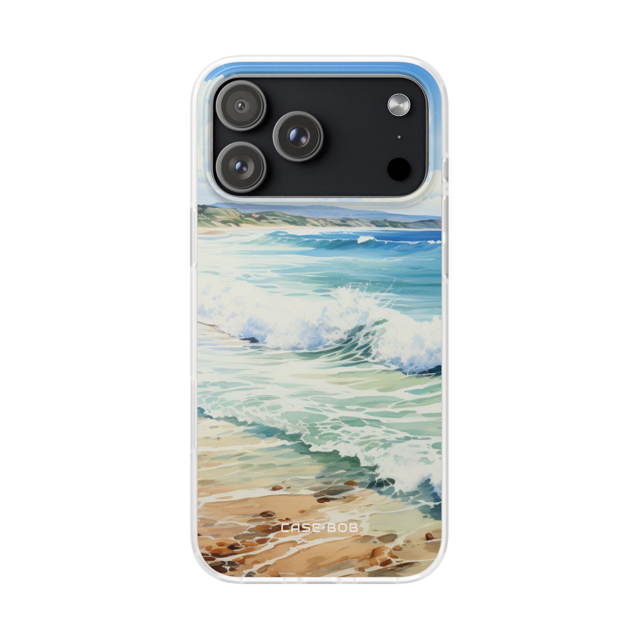 Foamy Wave Breeze iPhone 17 Pro Max Case - Soft - CASE•BOB