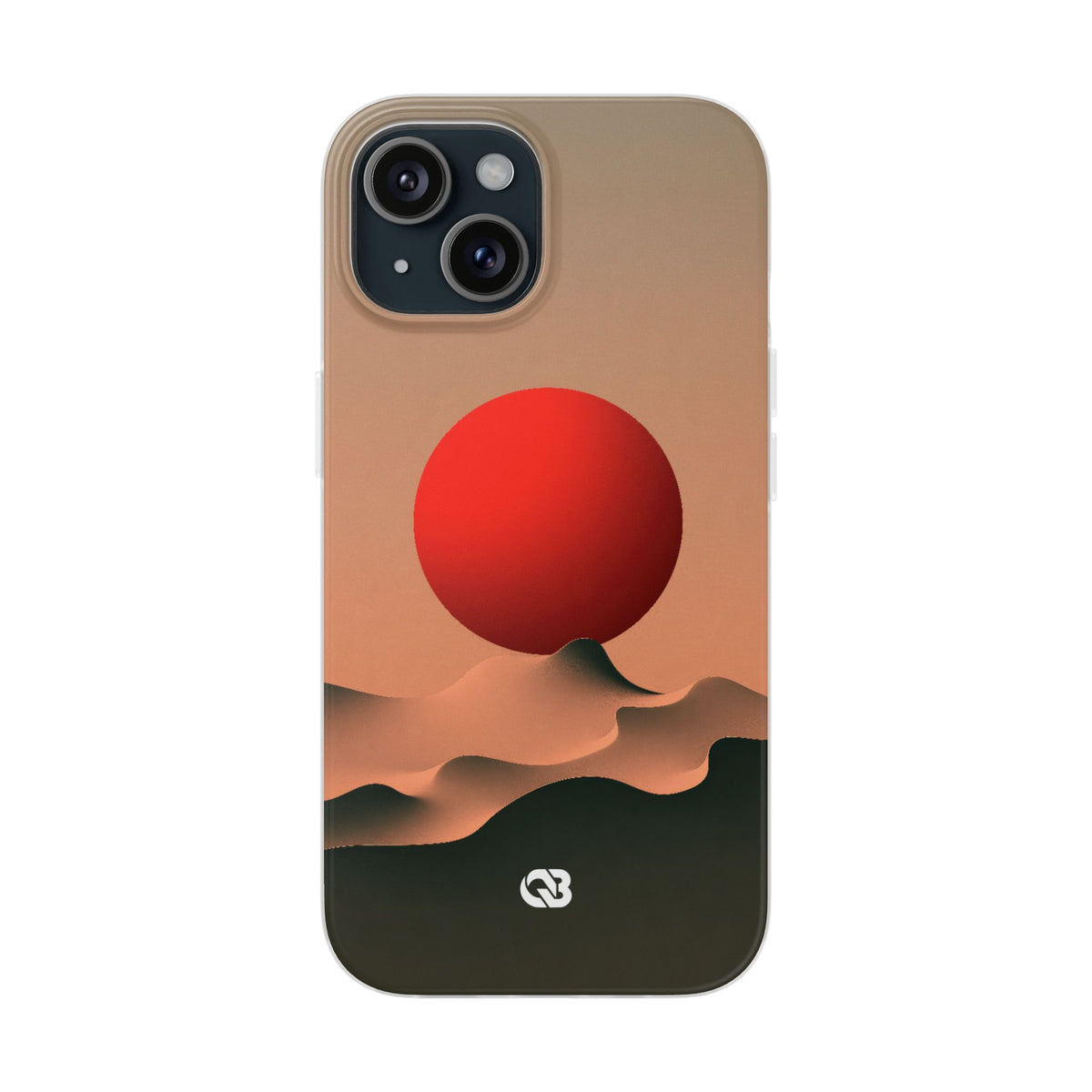 Crimson Sol Ridge · Lite Phone Case for iPhone · Red