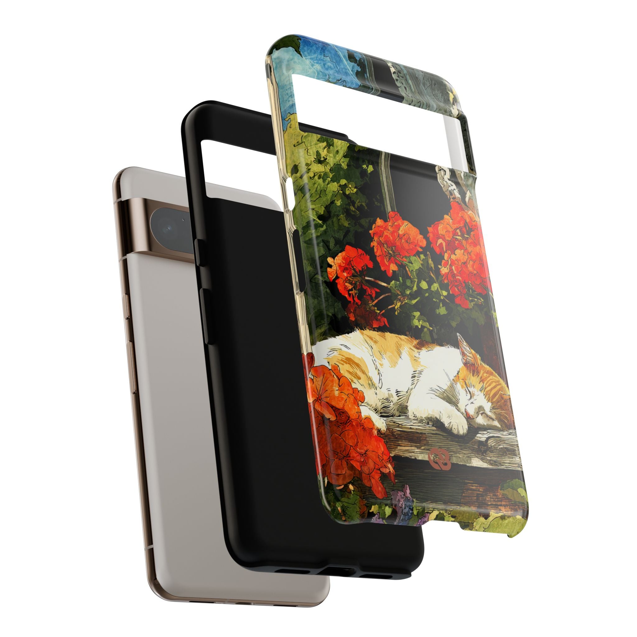 Sleeping Ginger Bloom · Tough Phone Case for Google Pixel