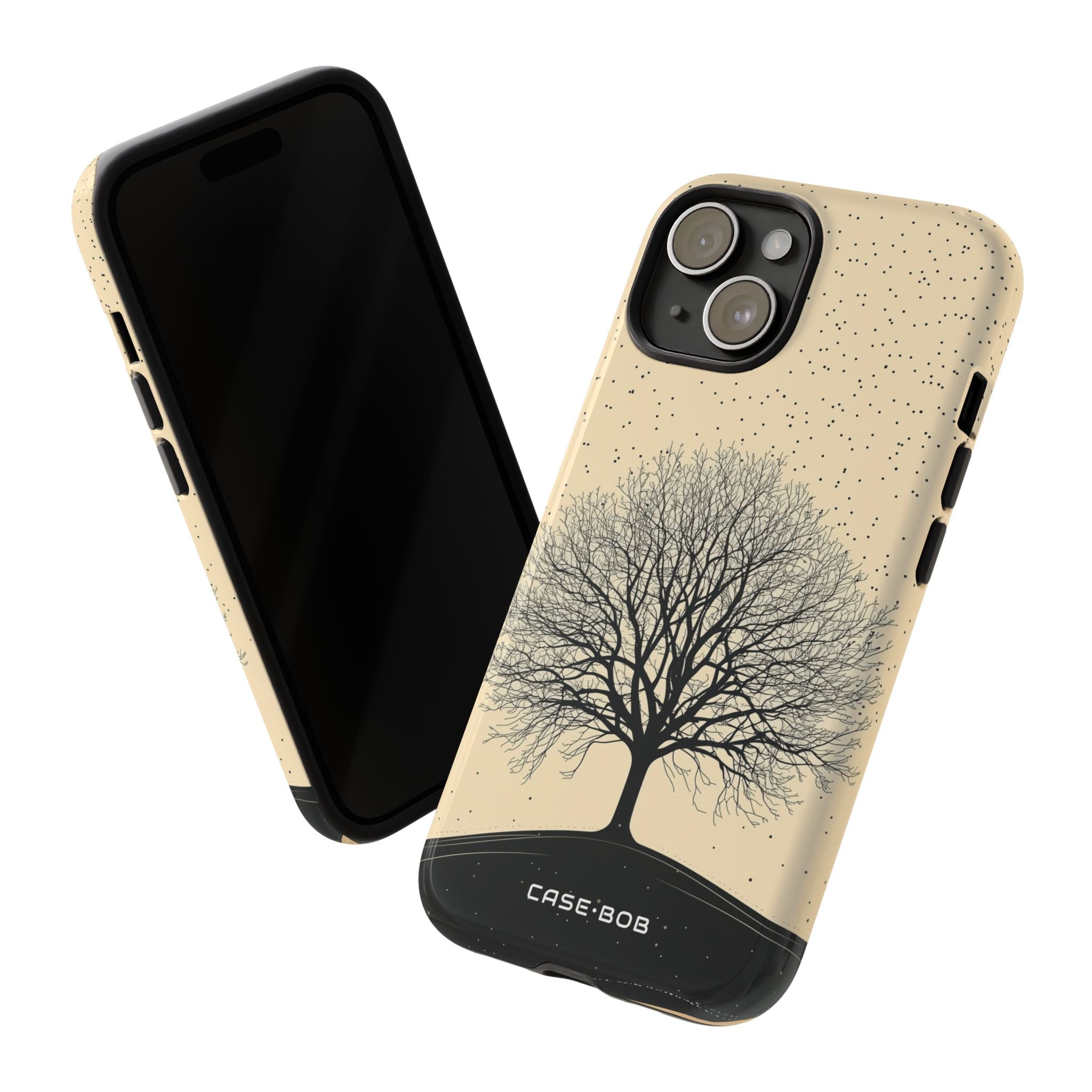Silent Branches iPhone 15 Cover - Tough