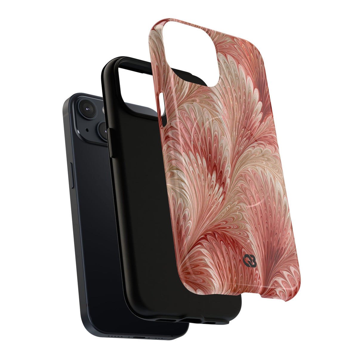 Blush Petal Plume · Tough 2.0 Magnetic Phone Case for iPhone · Pink