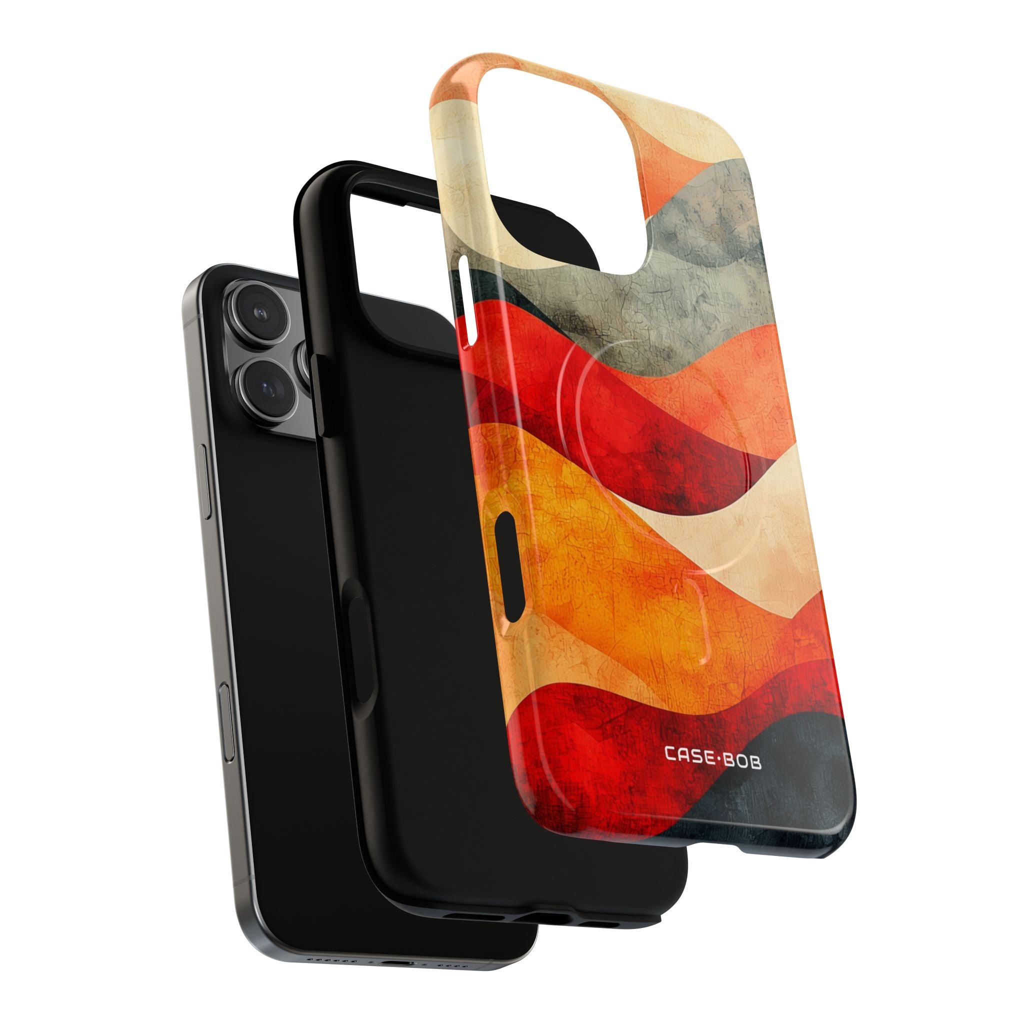 Cracked Wave Sunset iPhone 16 Pro Max Case - Tough+