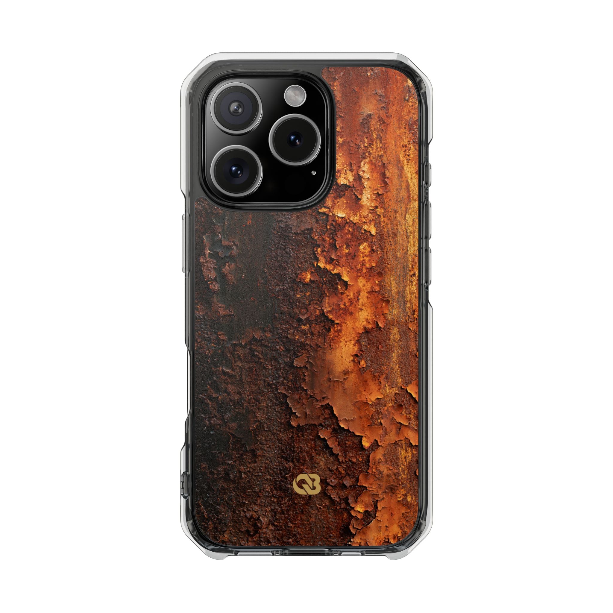 Orange Impact MagSafe Phone Case for iPhone - Oxidized Iron Crust
