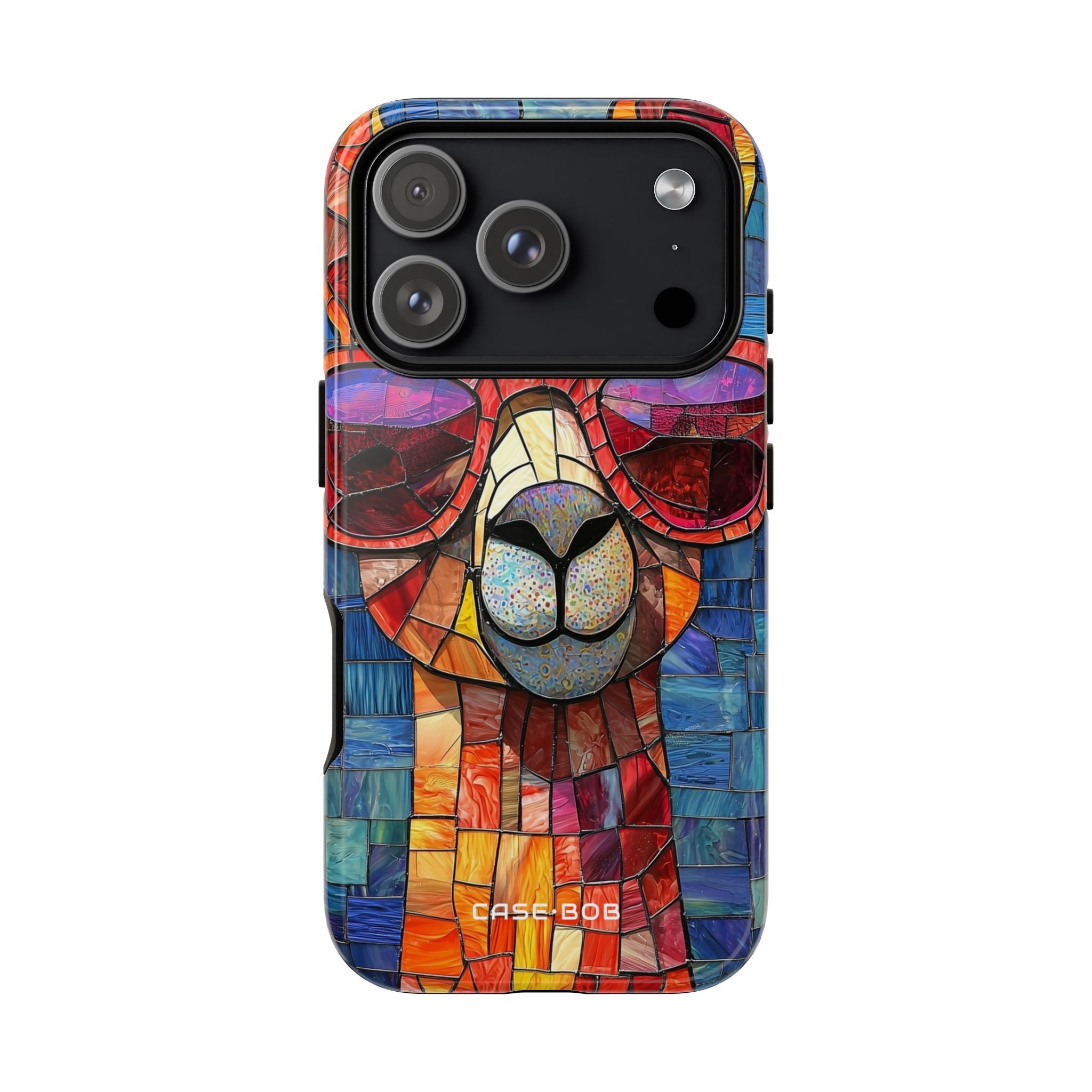 Llama Glow iPhone 17 Pro Case - Tough - CASE•BOB