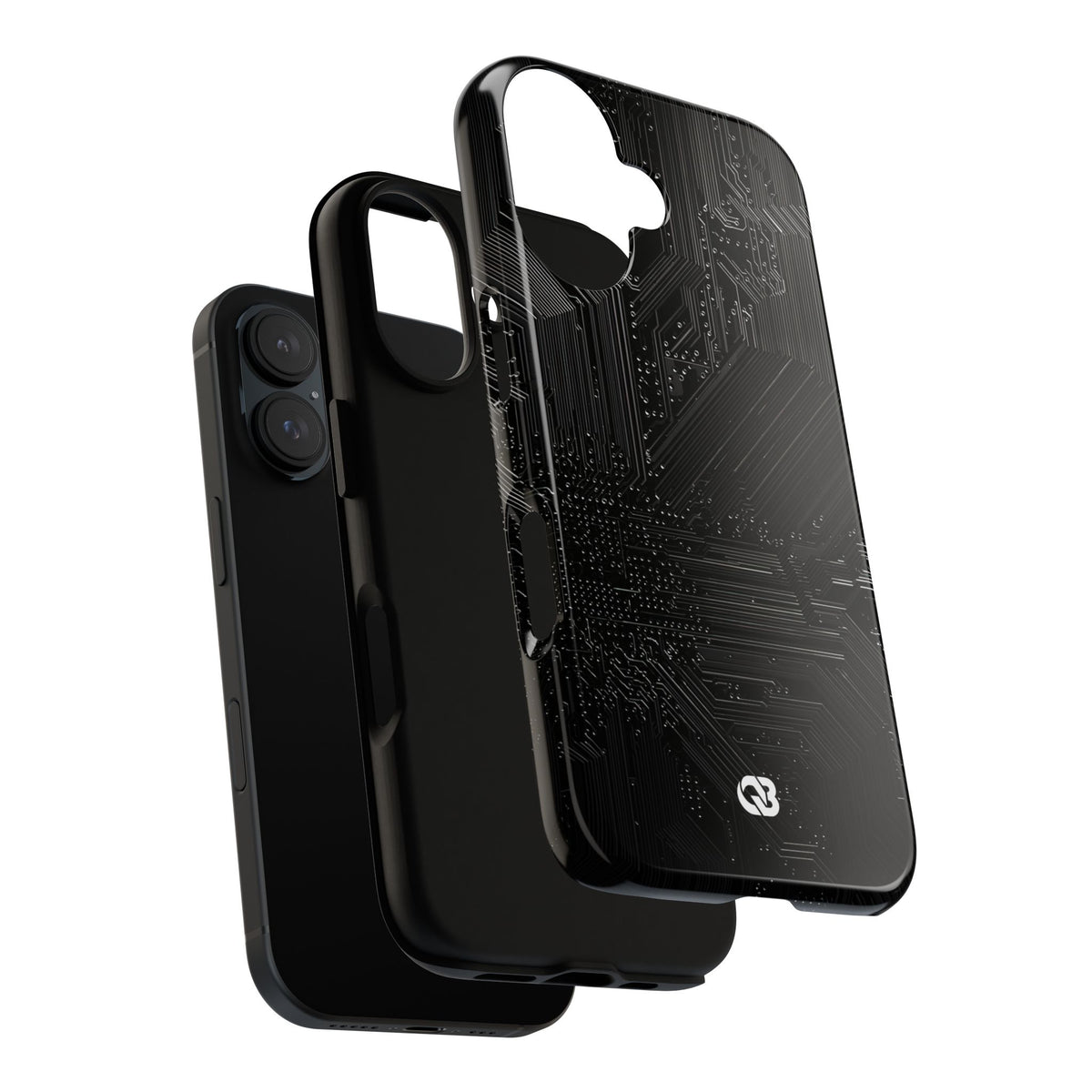 Obsidian Circuitry · Tough Phone Case for iPhone · Black