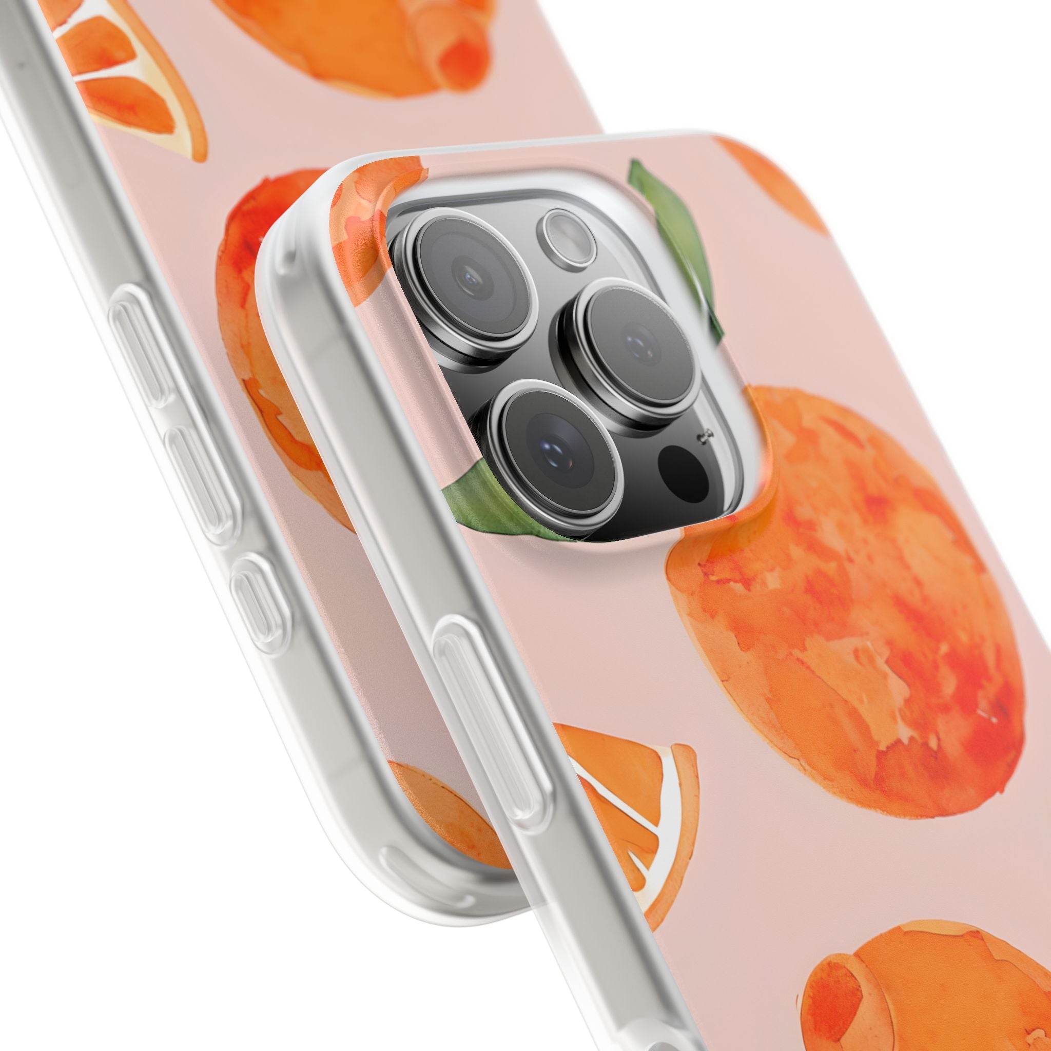 Sunkissed Orange Harvest · Soft Case na telefon dla iPhone