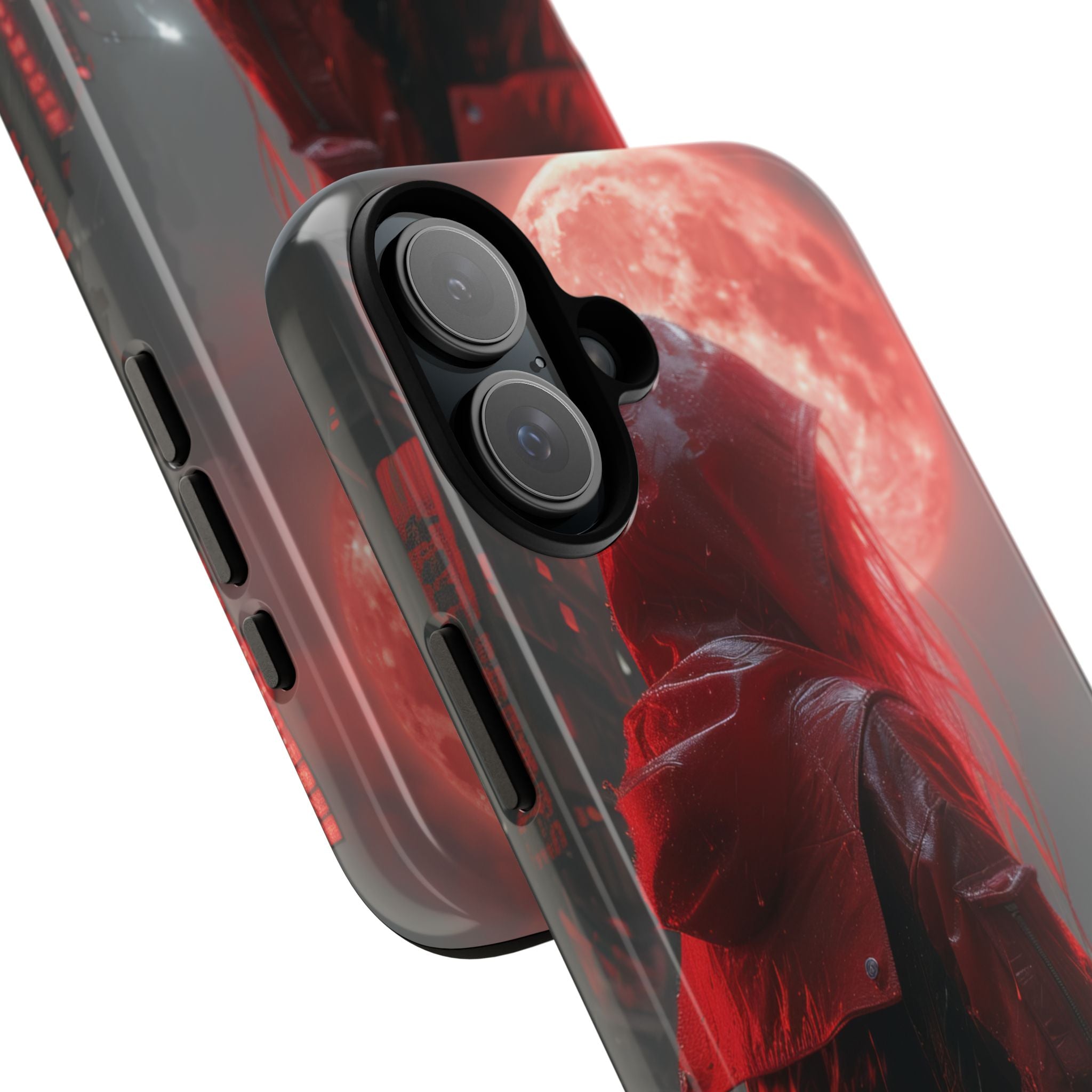 Red Hood Moon iPhone 16 Plus Case - Tough