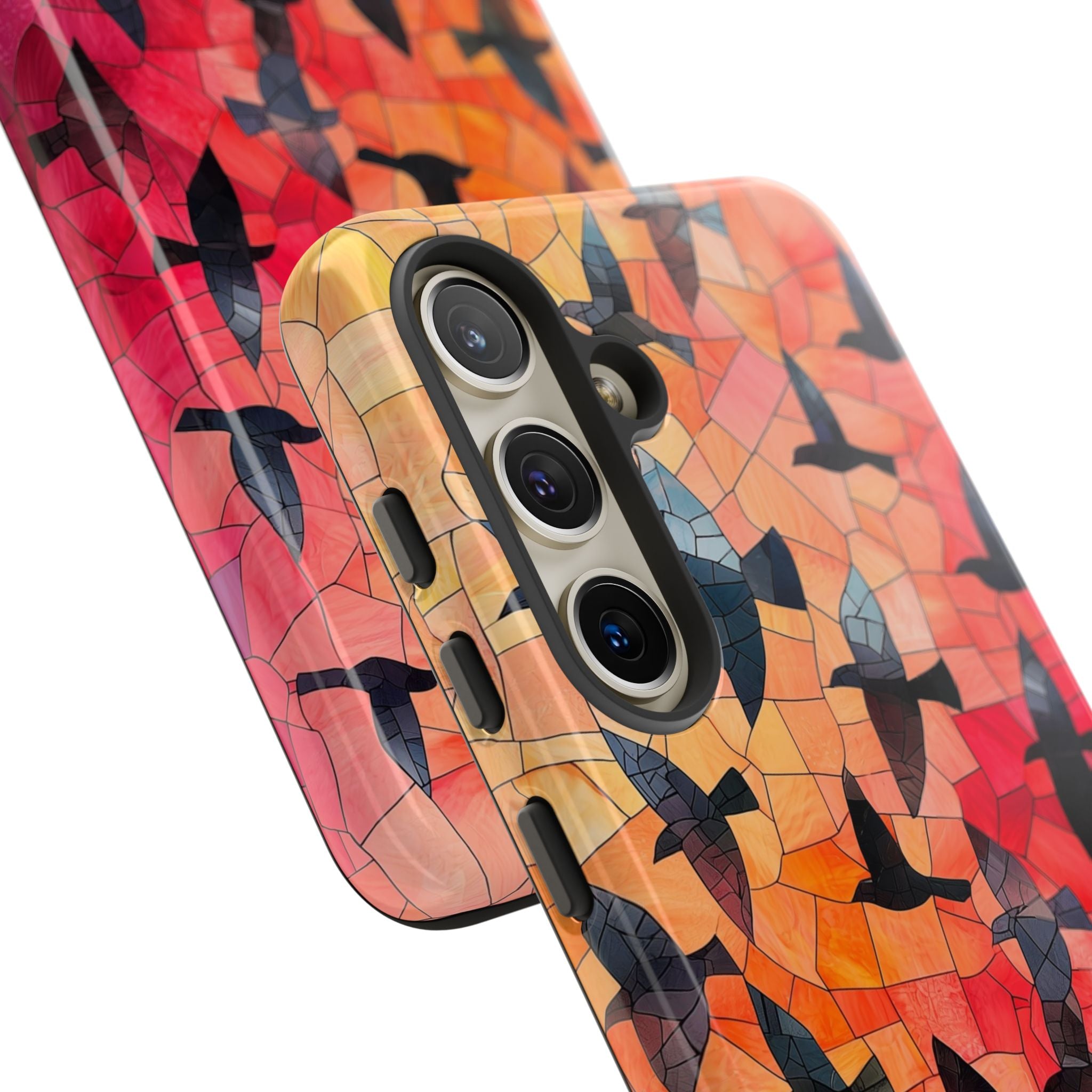 Ember Mosaic Wings · Tough Phone Case for Samsung