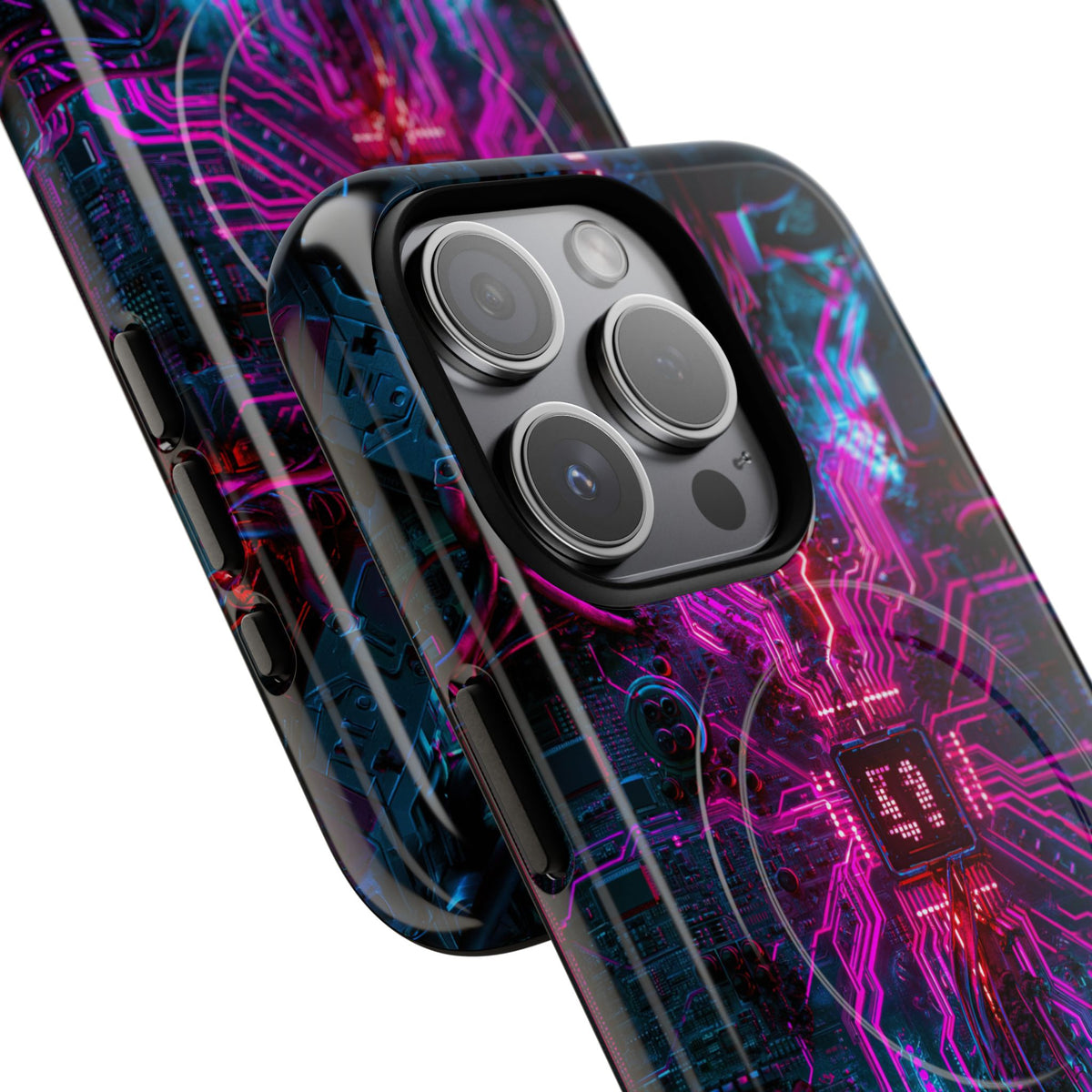 Neural Circuit Core · Tough 2.0 Magnetic Phone Case for iPhone · Black