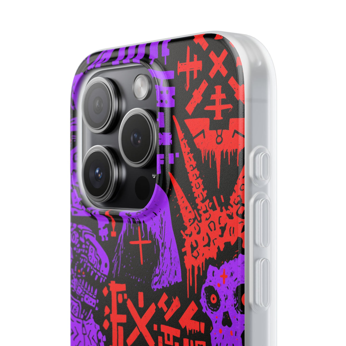 Underground Cyber Glyphs · Lite Phone Case for iPhone · Black
