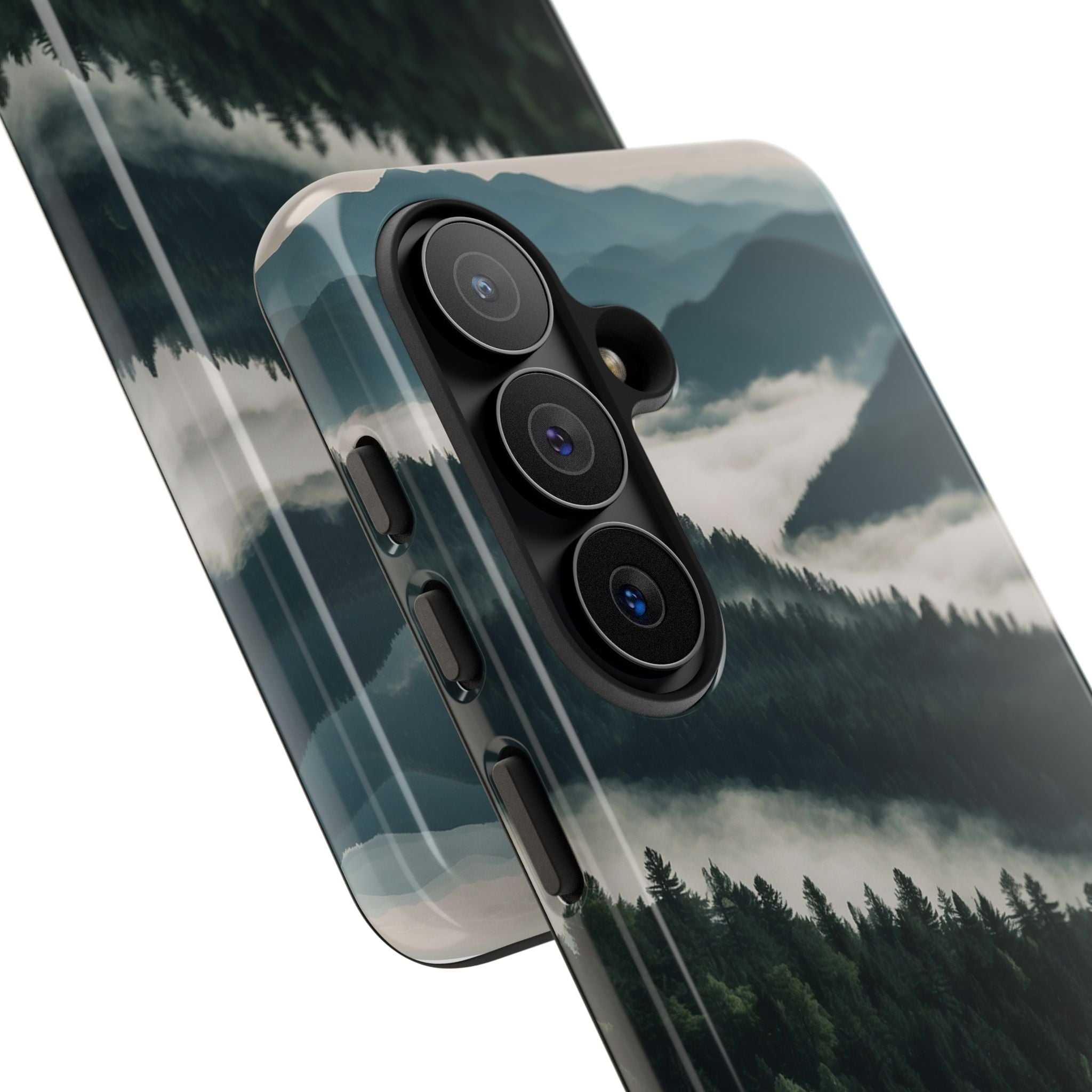 Misty Pine Peaks · Tough Phone Case for Samsung
