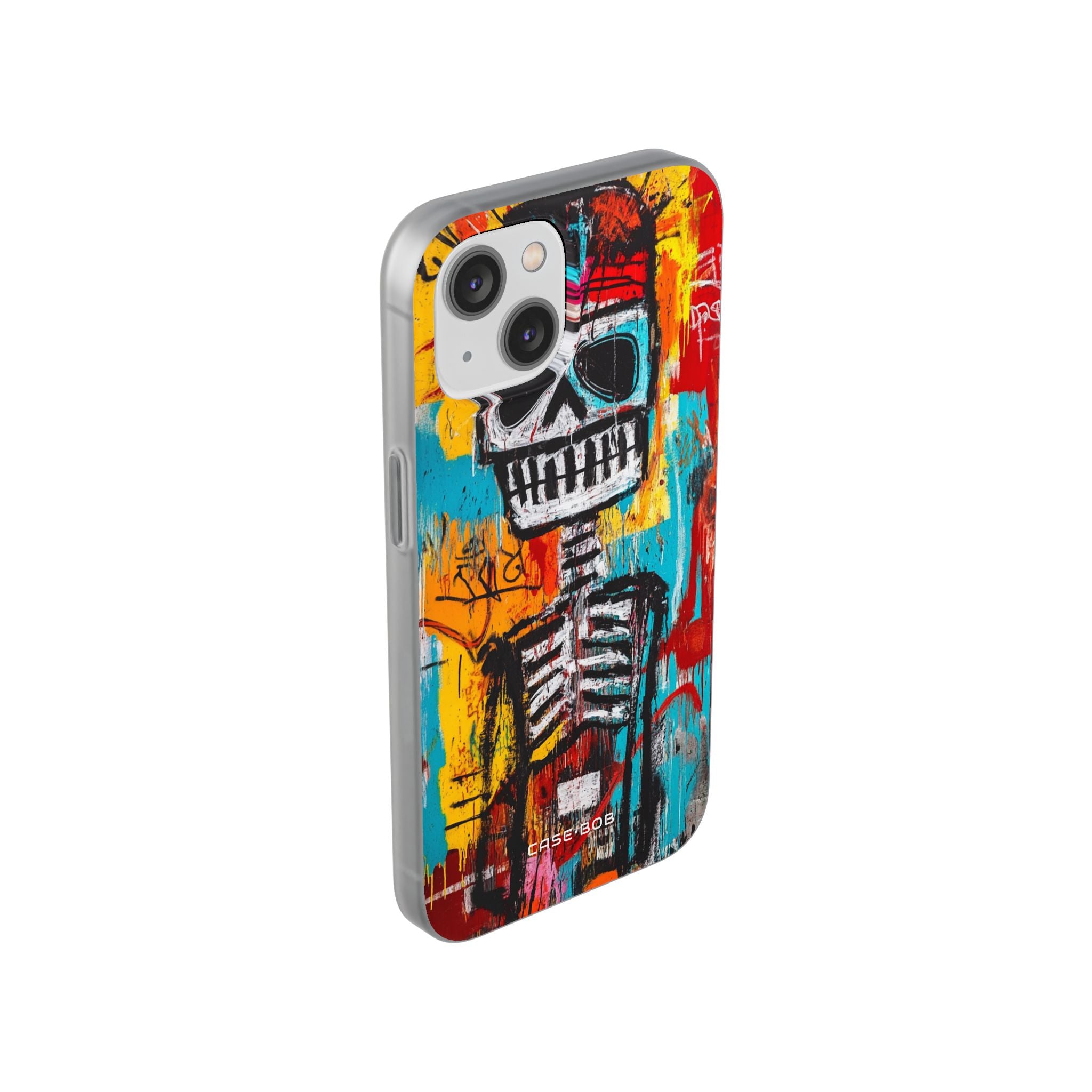 Skeleton Riot iPhone 14 Cover - Blød