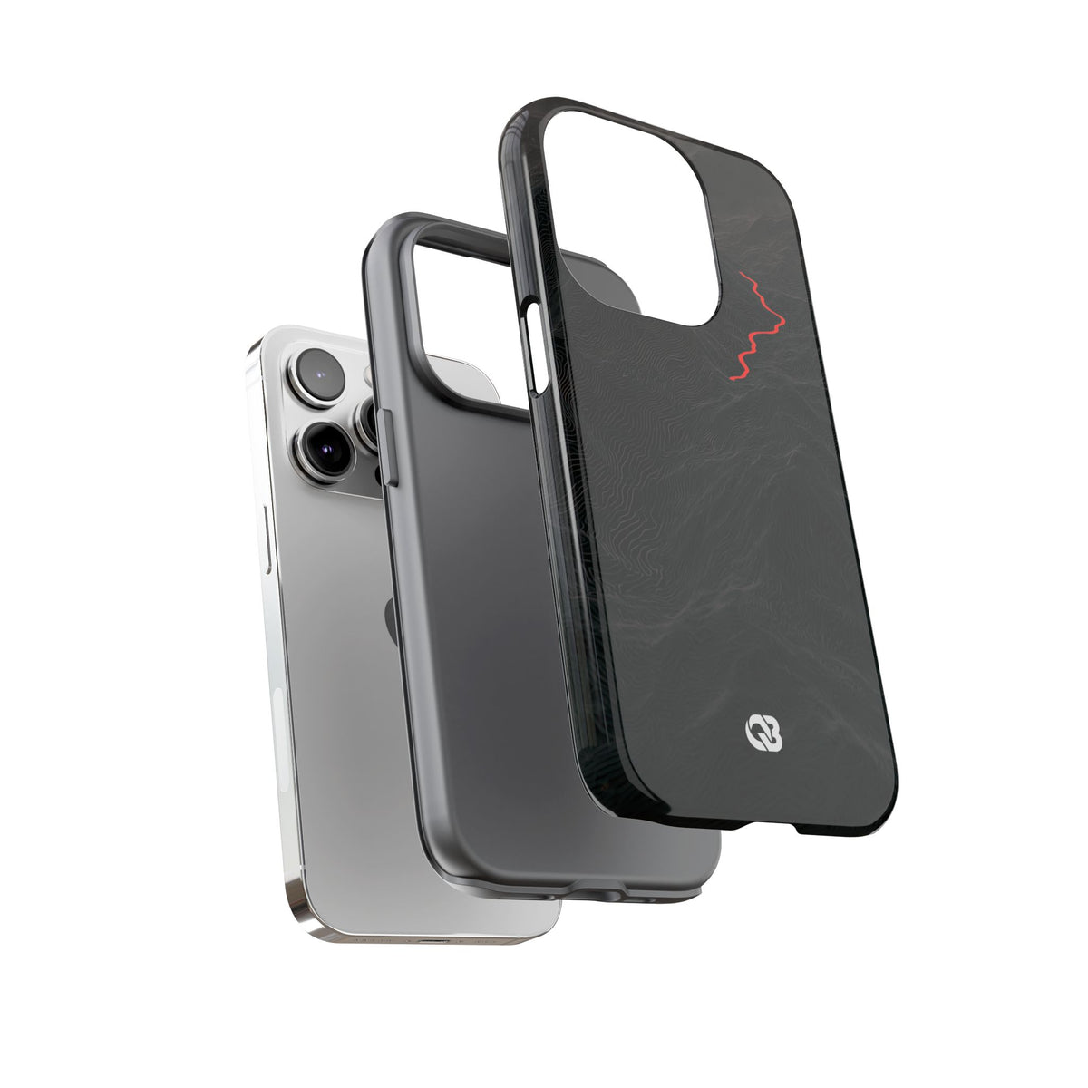 Crimson Ridge Pass · Tough Phone Case for iPhone · Black