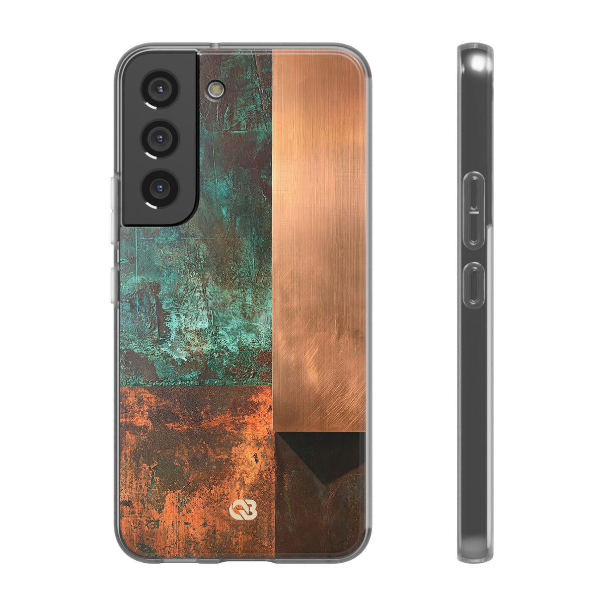 Teal Lite Phone Case for Samsung - Verdigris Copper Slab