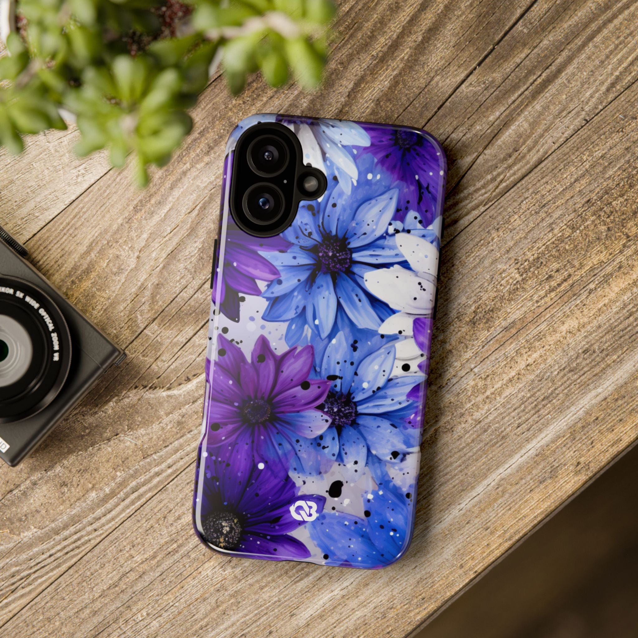 Ink Splatter Blooms · Tough Coque de téléphone pour iPhone