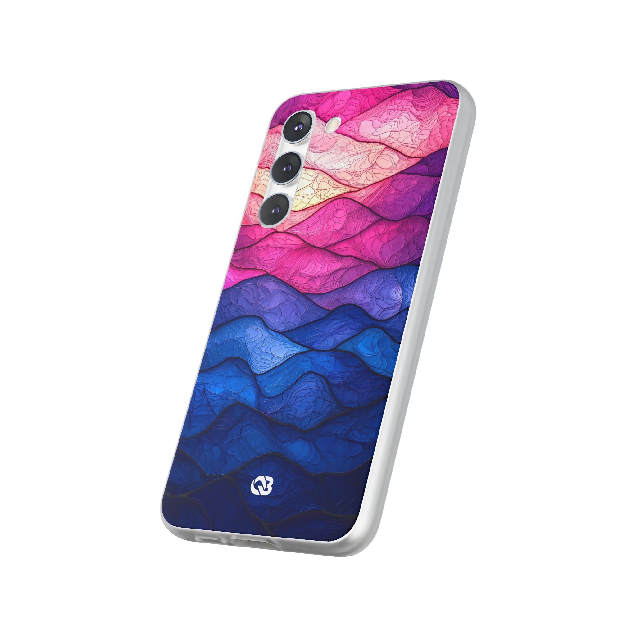 Electric Ridge Flow · Soft Phone Case for Samsung