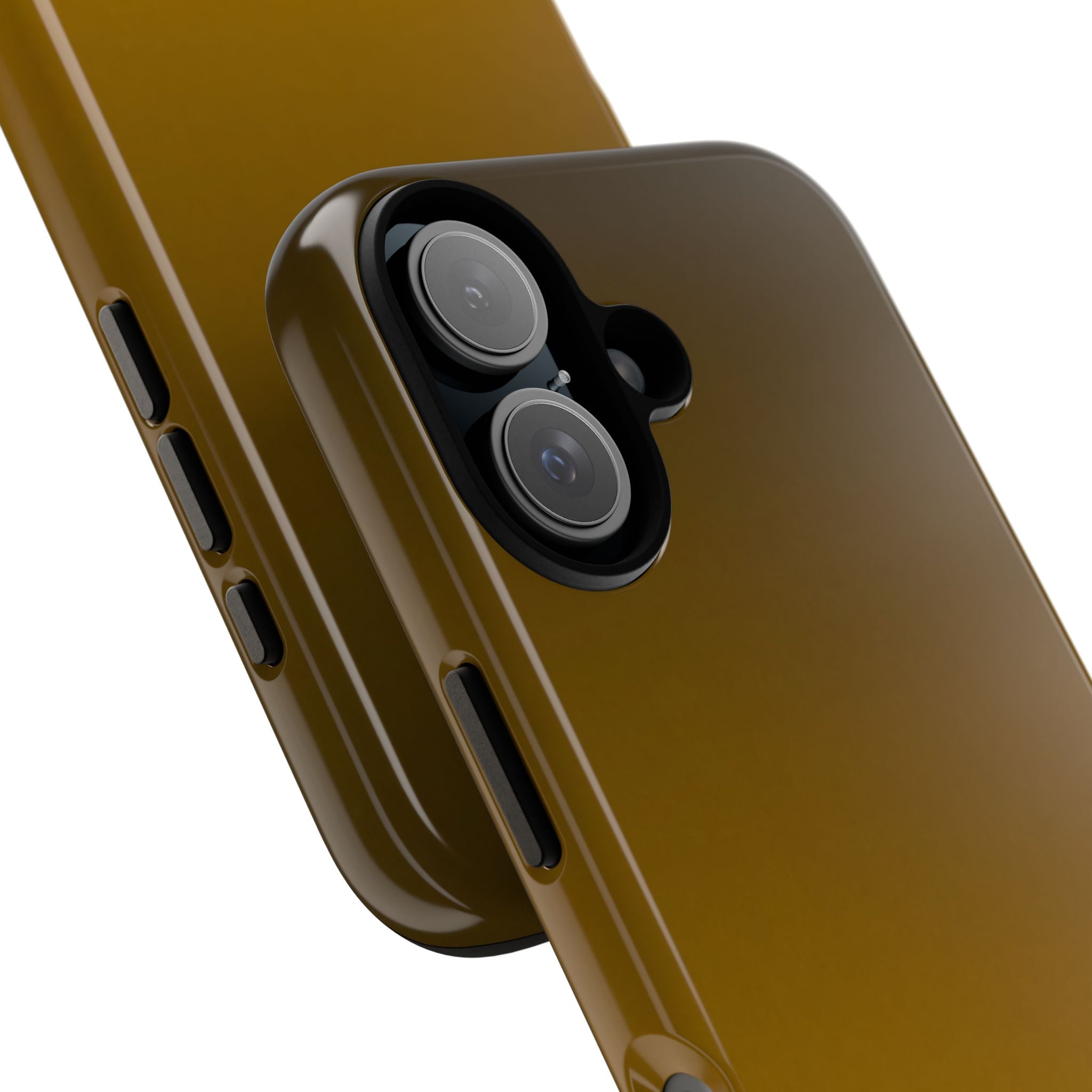 Gold Tough Phone Case for iPhone - Scorched Gold Haze