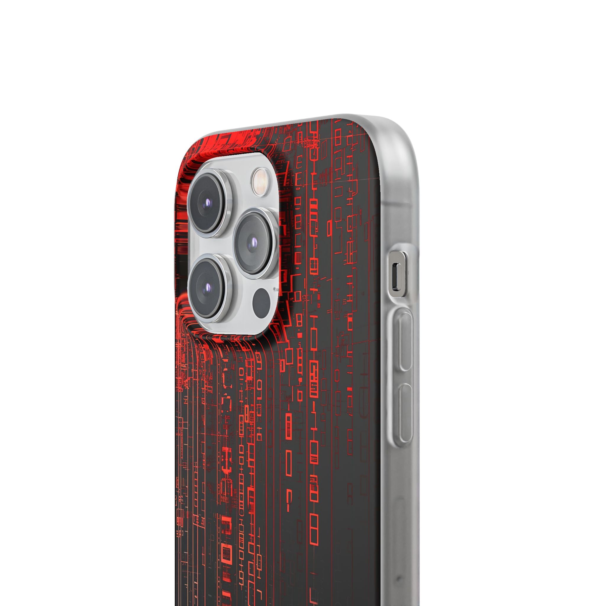 Crimson Glyphs iPhone 14 Pro Case - Soft