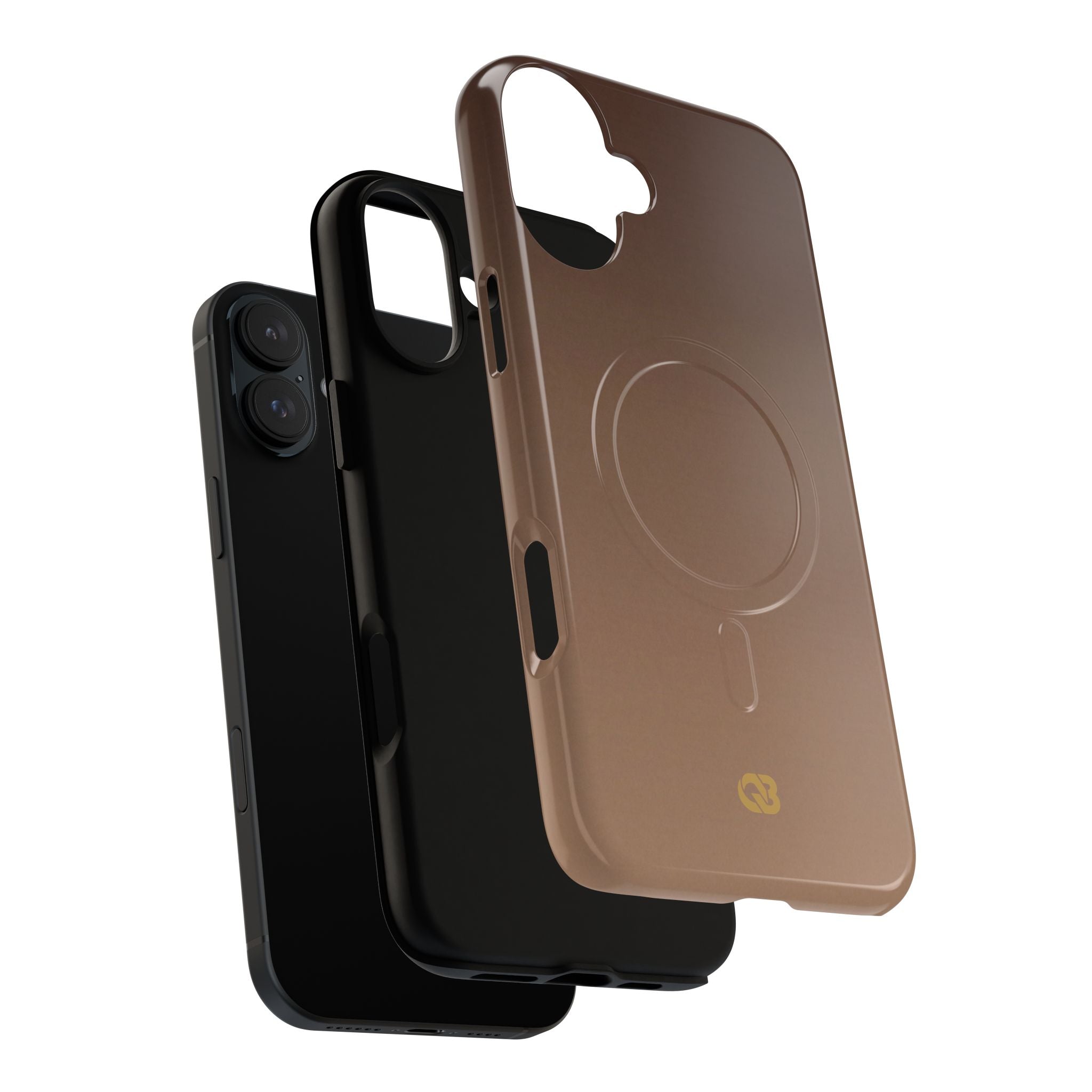 Brown Tough 2.0 Magsafe Phone Case for iPhone - Smoked Caramel Fade