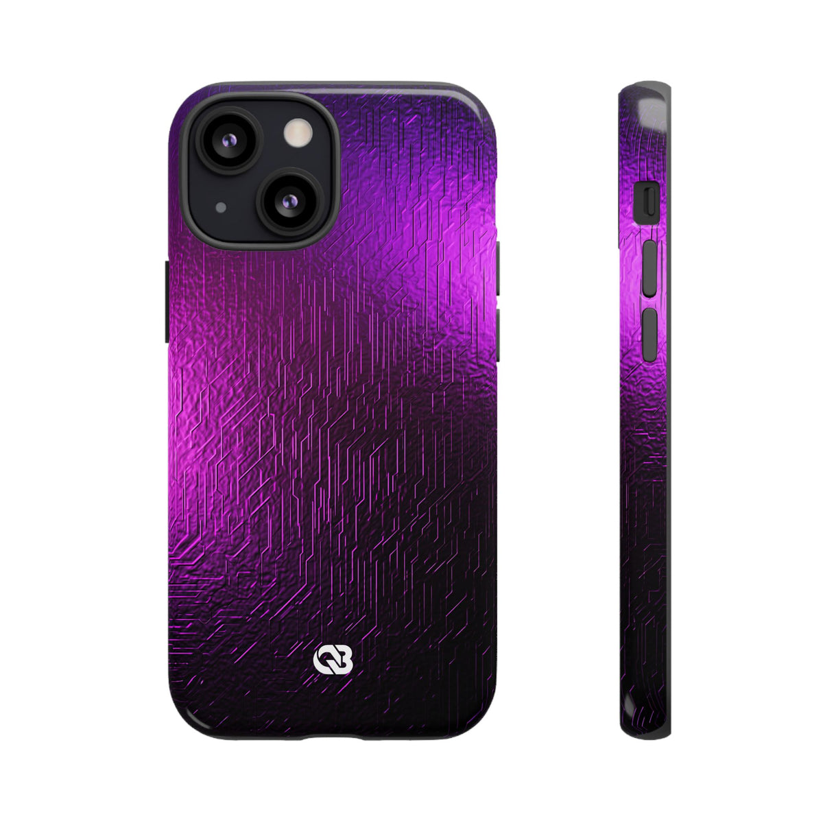 Violet Cyber Circuit · Tough Phone Case for iPhone · Purple