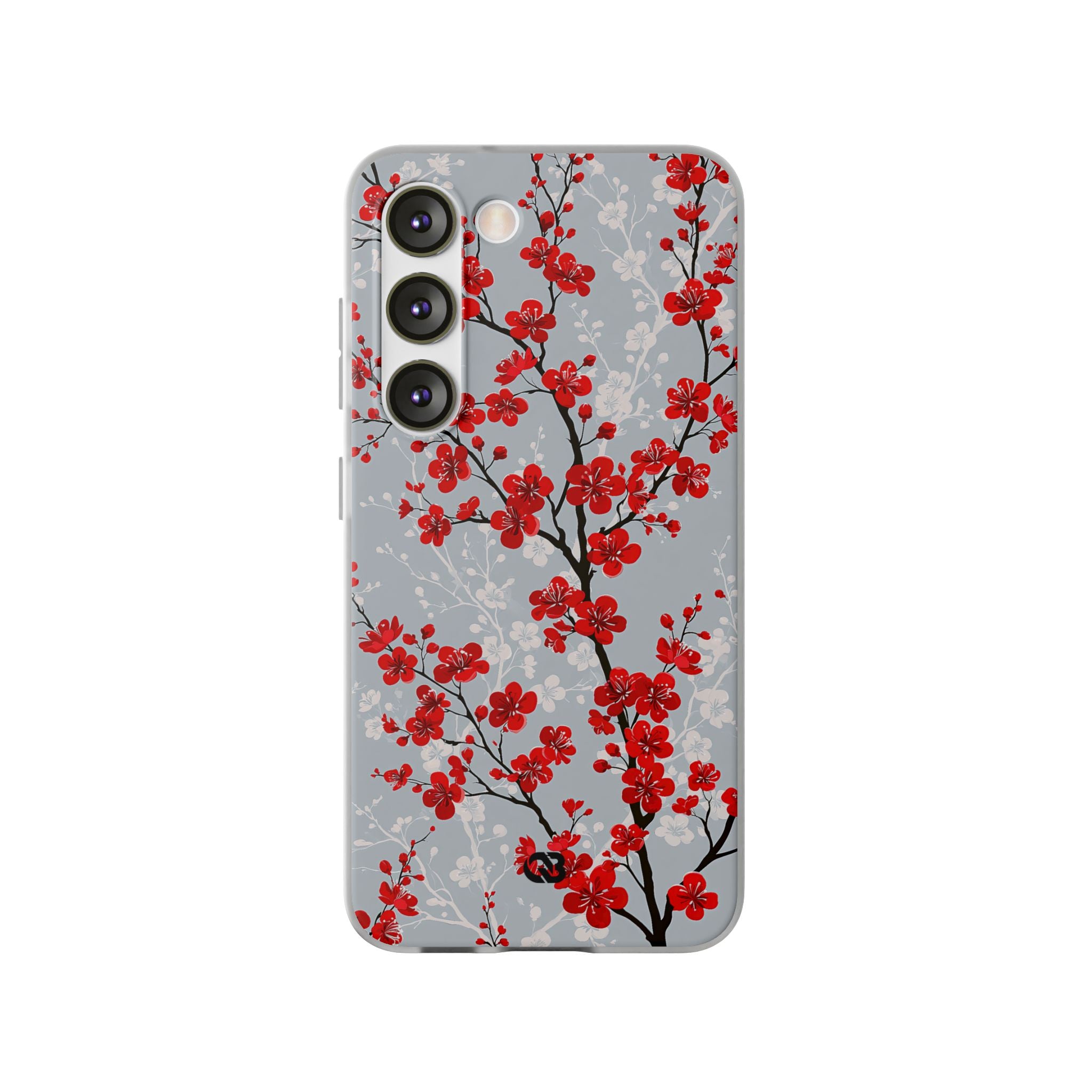 Grey Lite Phone Case for Samsung - Crimson Sakura Slate
