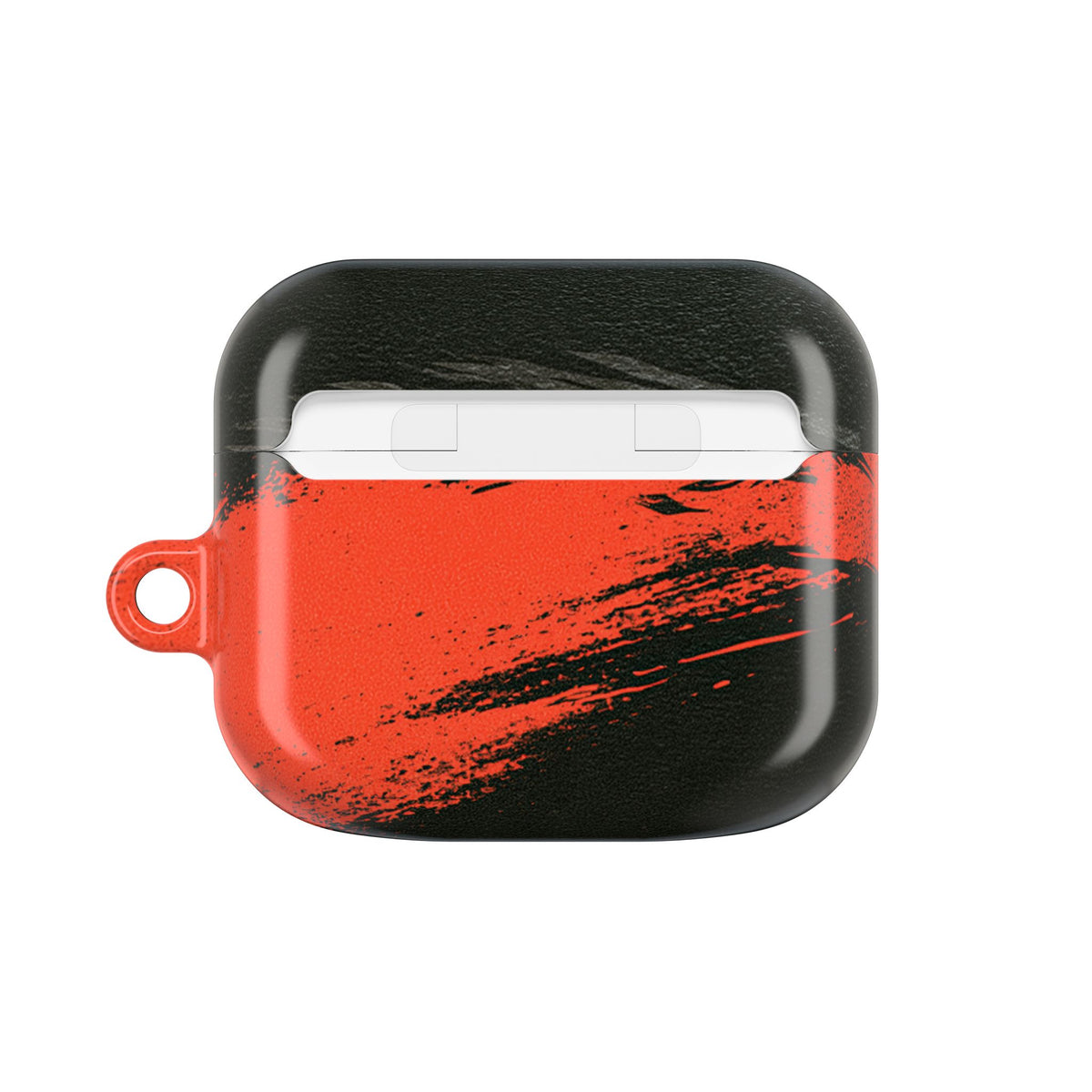 Crimson Raptor Noir · Hard Case for AirPods & AirPods Pro · Black