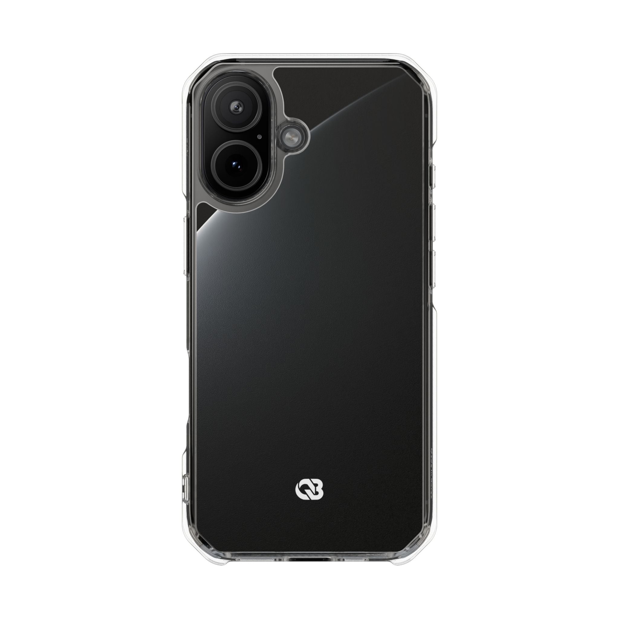 Black Impact MagSafe Phone Case for iPhone - Obsidian Lunar Arch