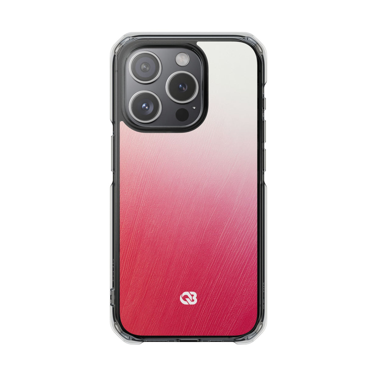 Rose Haze · Clear Impact Magnetic Phone Case for iPhone · Pink