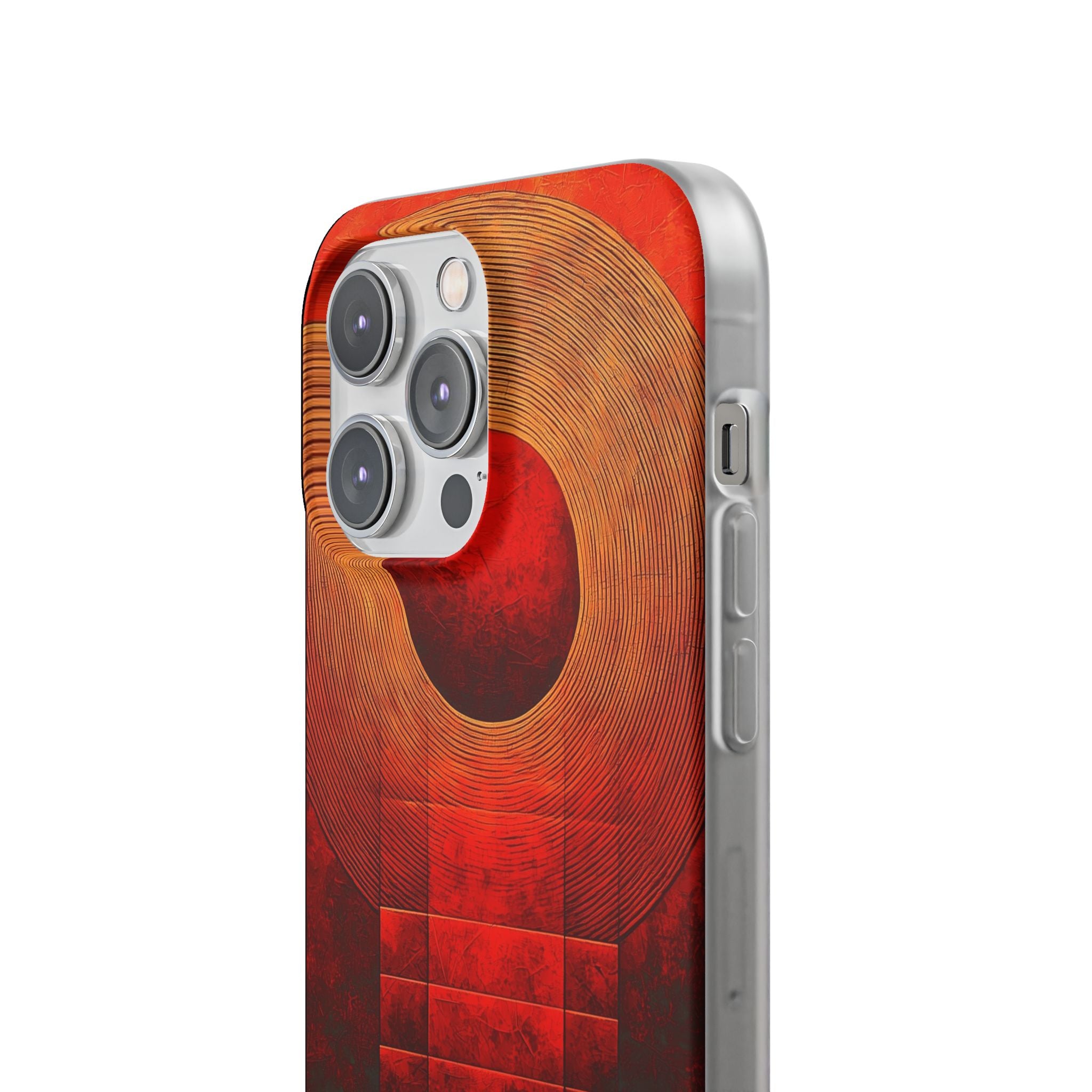 Crimson Orbit iPhone 14 Pro Max Case - Soft