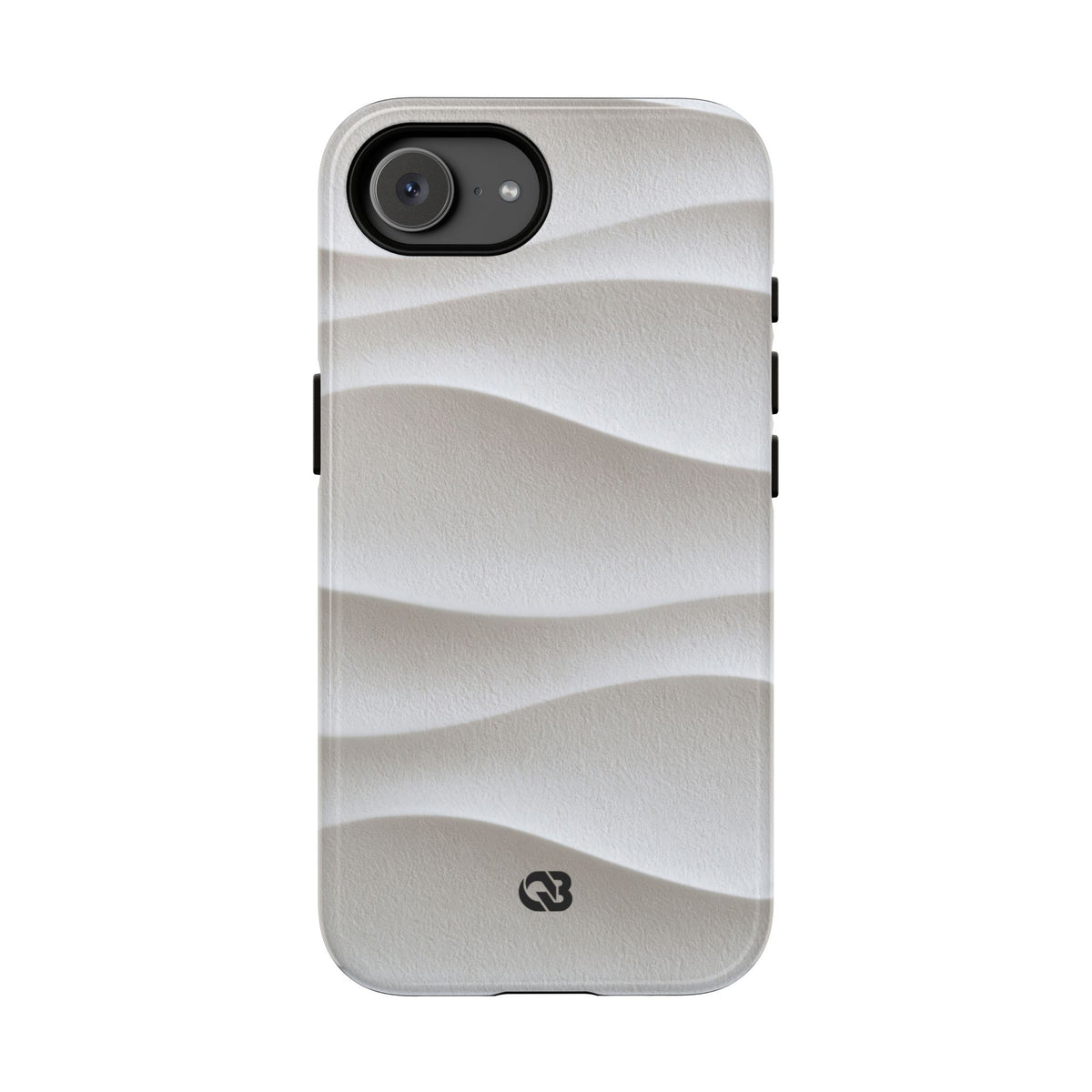Sculpted Dune Relief · Tough Phone Case for iPhone · White