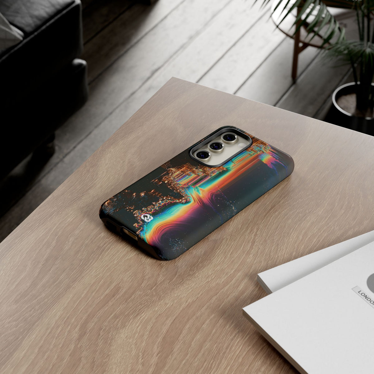 Prismatic Circuit · Tough Phone Case for Samsung · Black