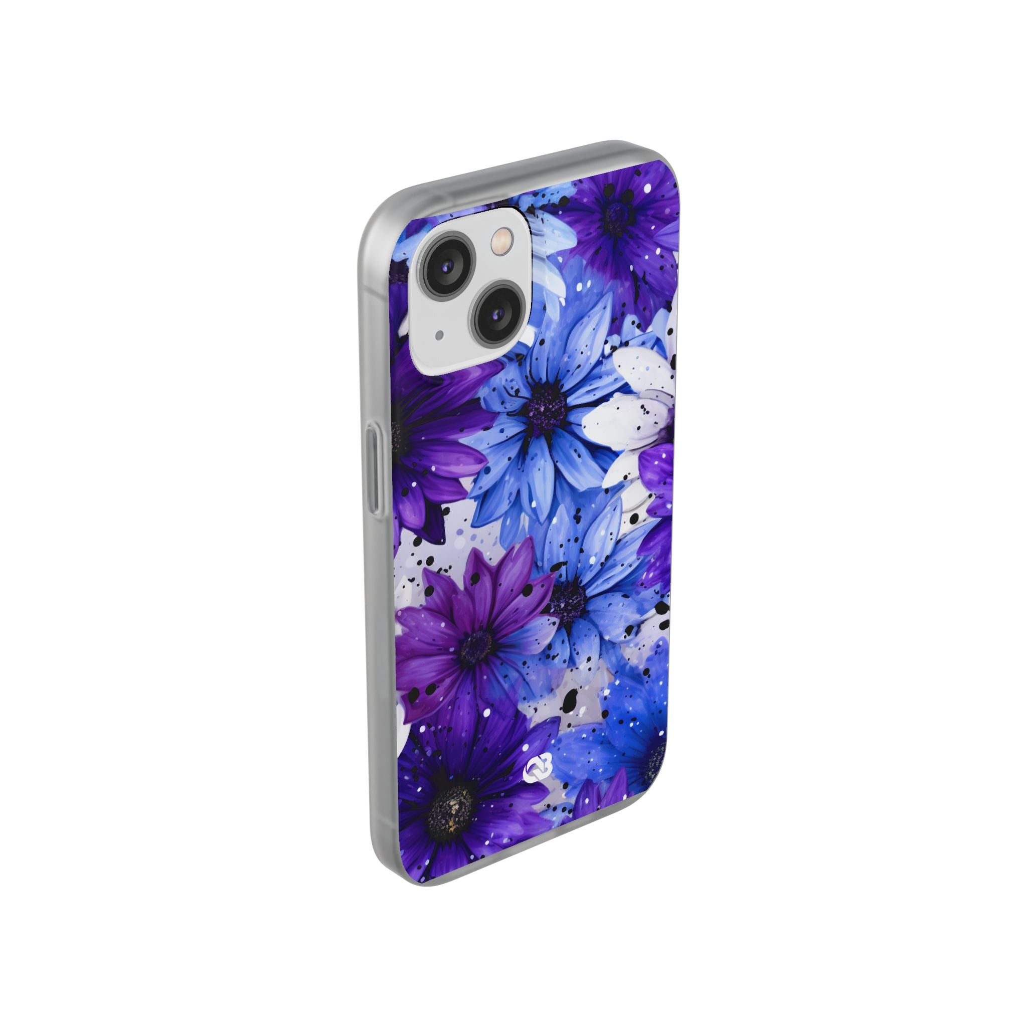 Ink Splatter Blooms · Soft Coque de téléphone pour iPhone