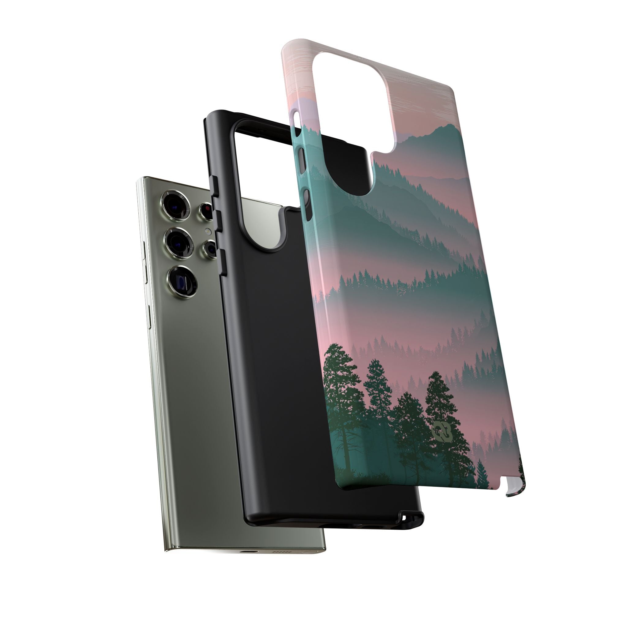 Teal Tough Phone Case for Samsung - Alpine Mist Teal