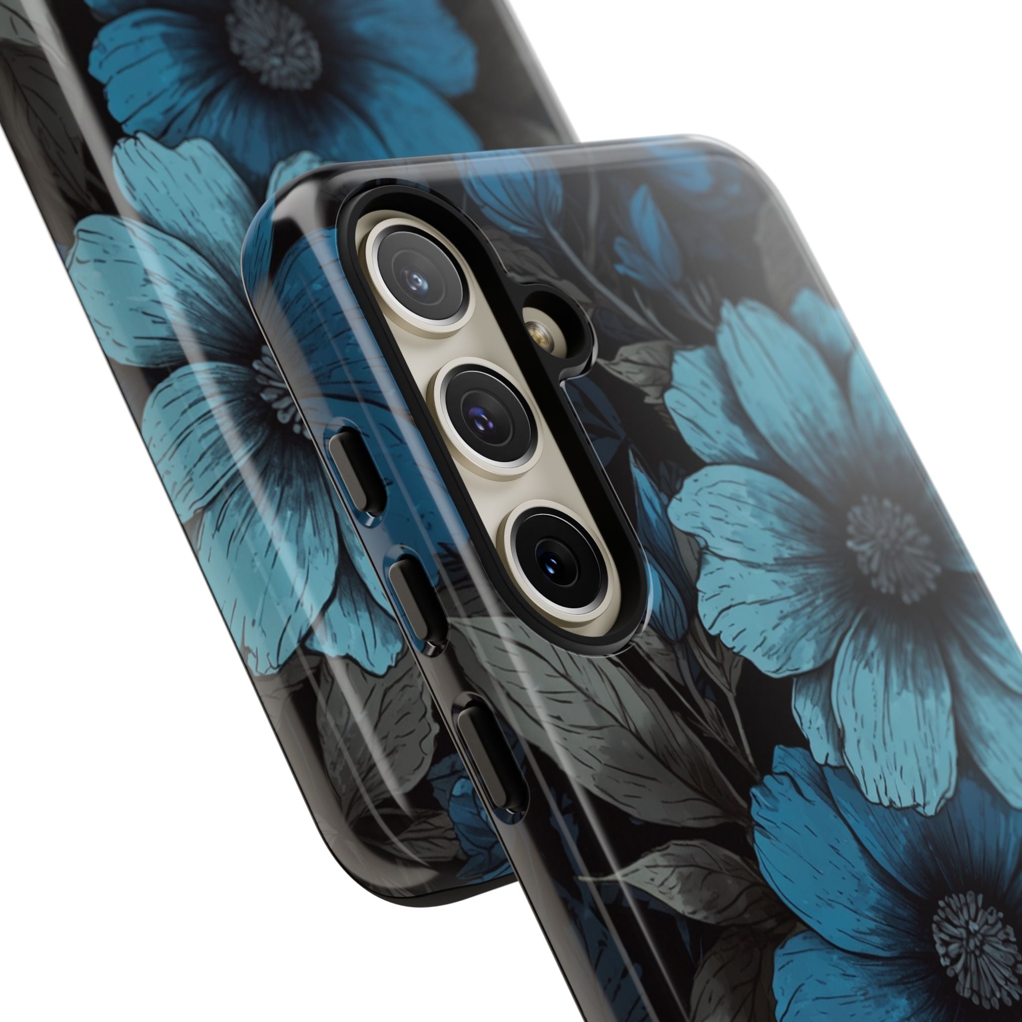 Blue Petal Radiance Samsung S24 Plus Case - Tough