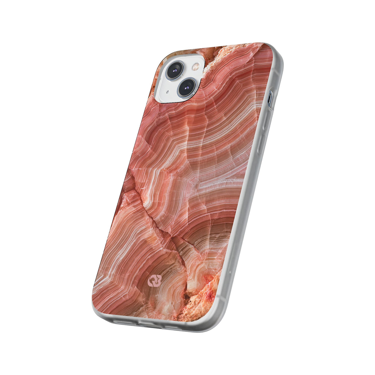 Blushing Rose Strata · Lite Phone Case for iPhone · Pink