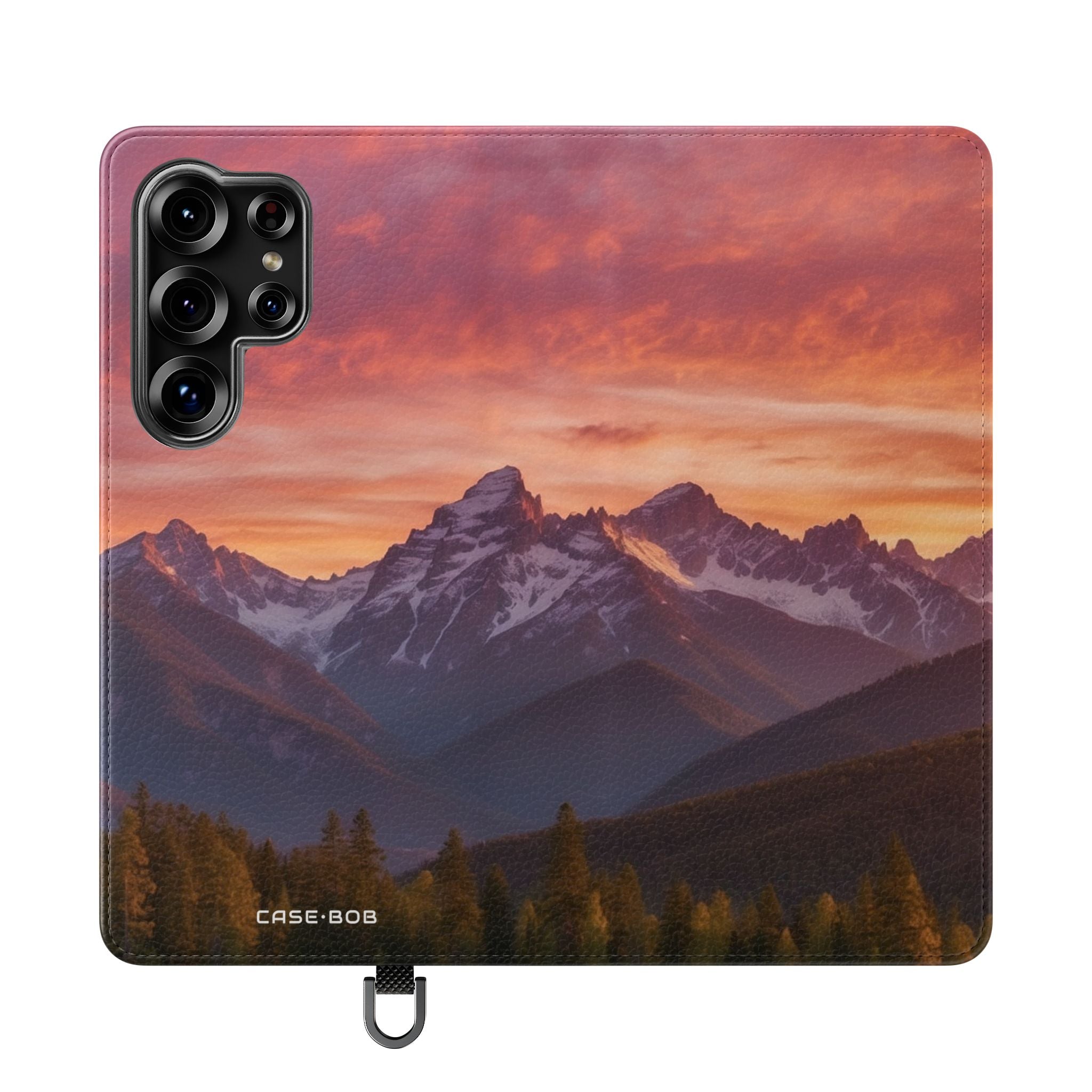 Mountain Bloom Twilight - Samsung S25 Ultra Case - Wallet