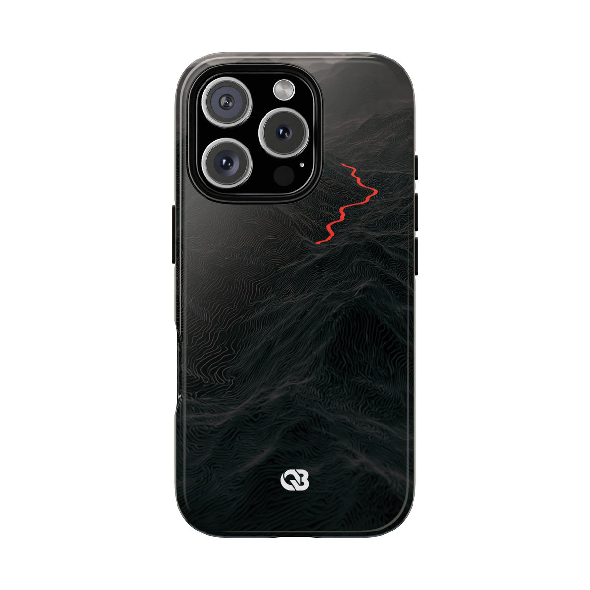 Crimson Ridge Pass · Tough Phone Case for iPhone · Black