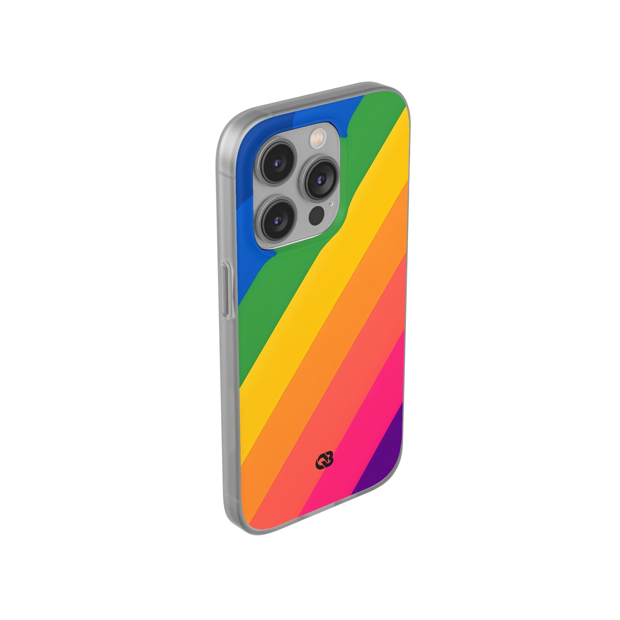 Vibrant Spectrum Slope · Soft Phone Case for iPhone