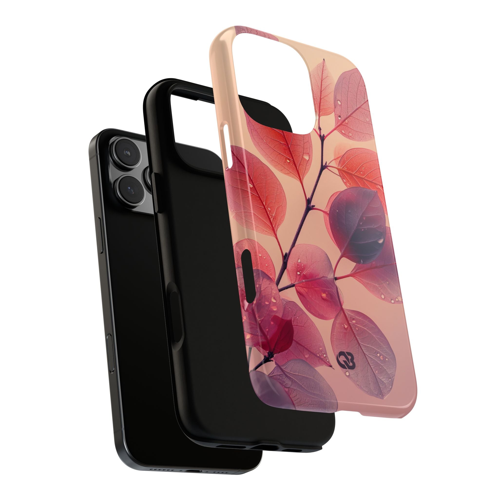 Dewy Magenta Foliage · Tough Phone Case for iPhone