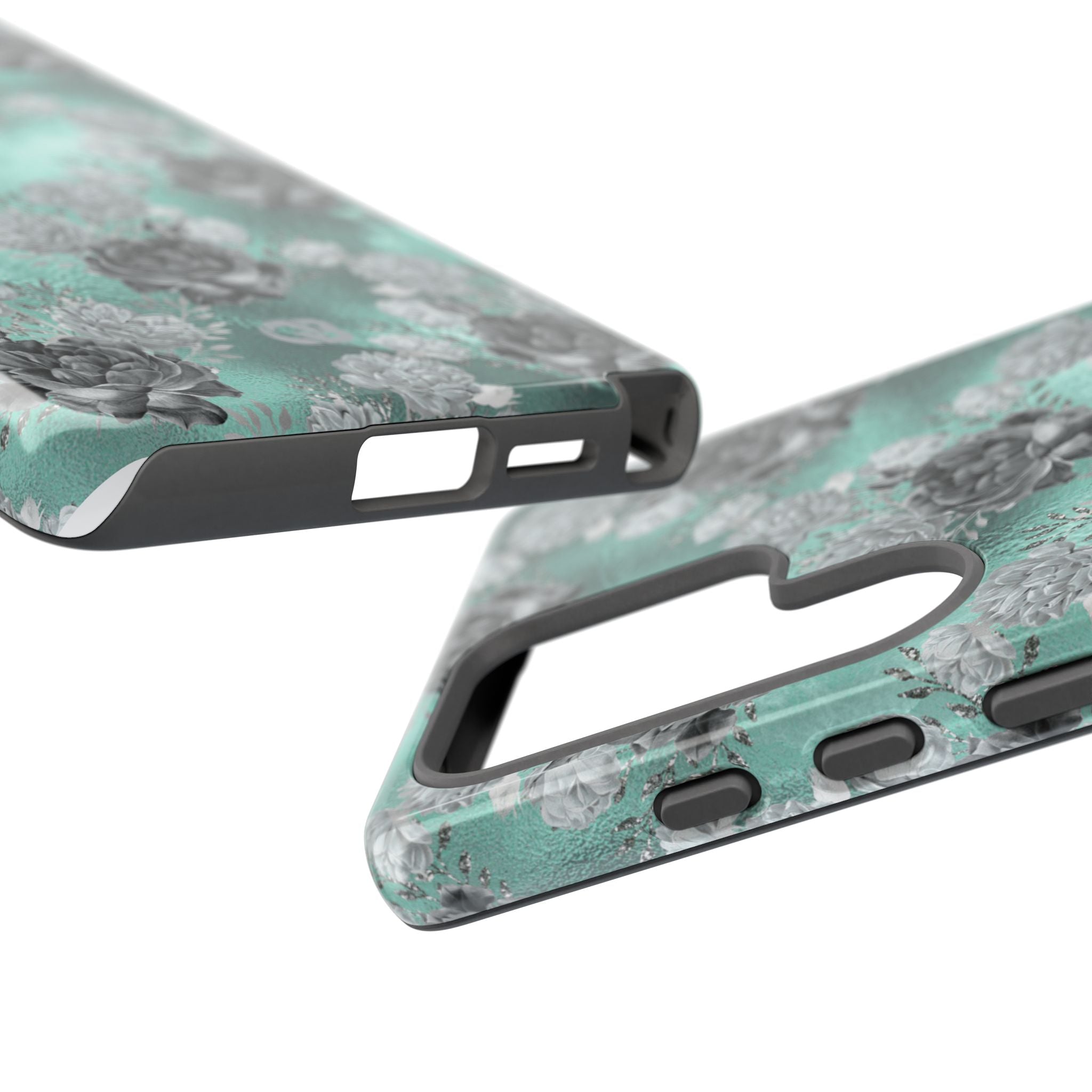Frost Mint Floral · Tough Phone Case for Samsung