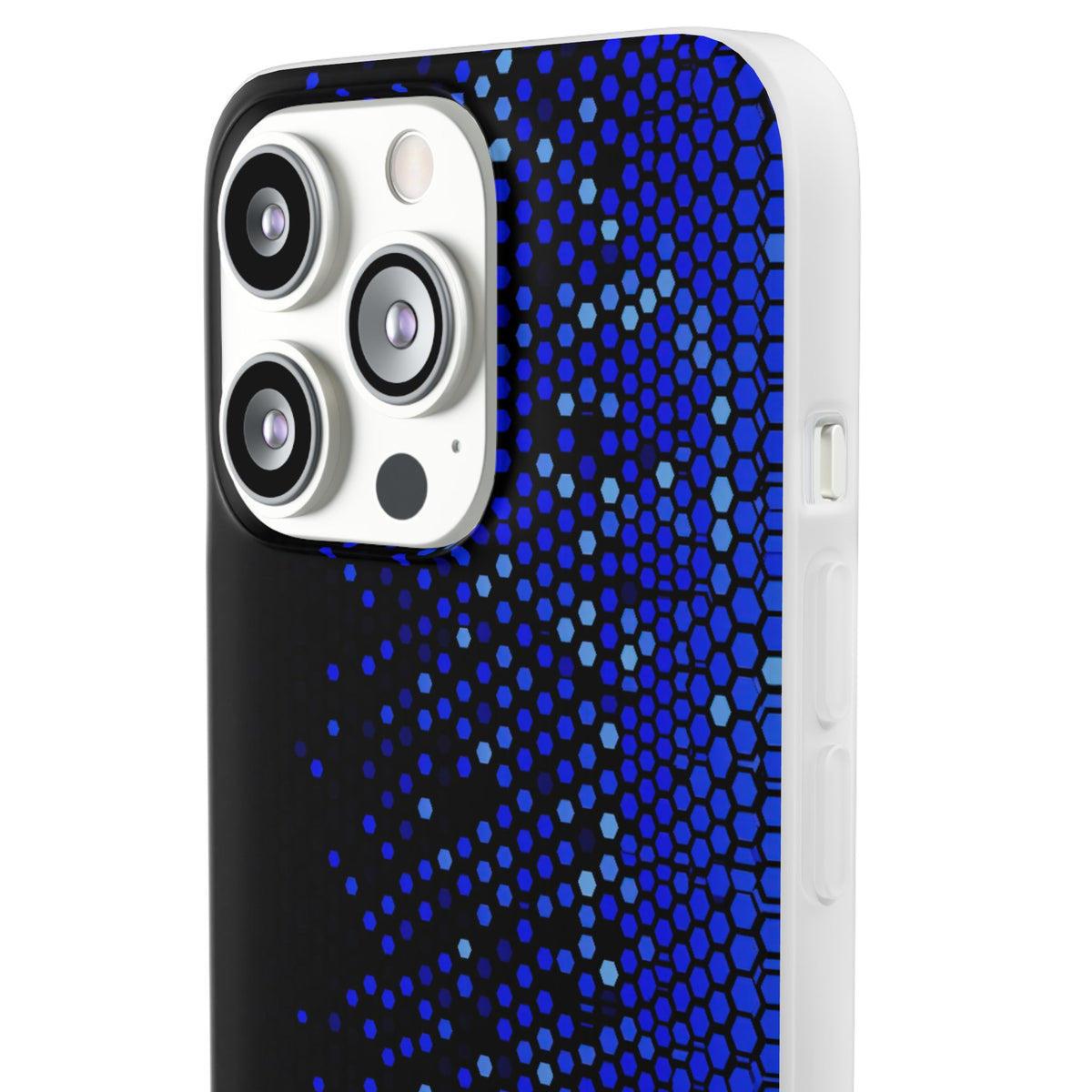 Cobalt Hex Dispersion · Lite Phone Case for iPhone · Blue