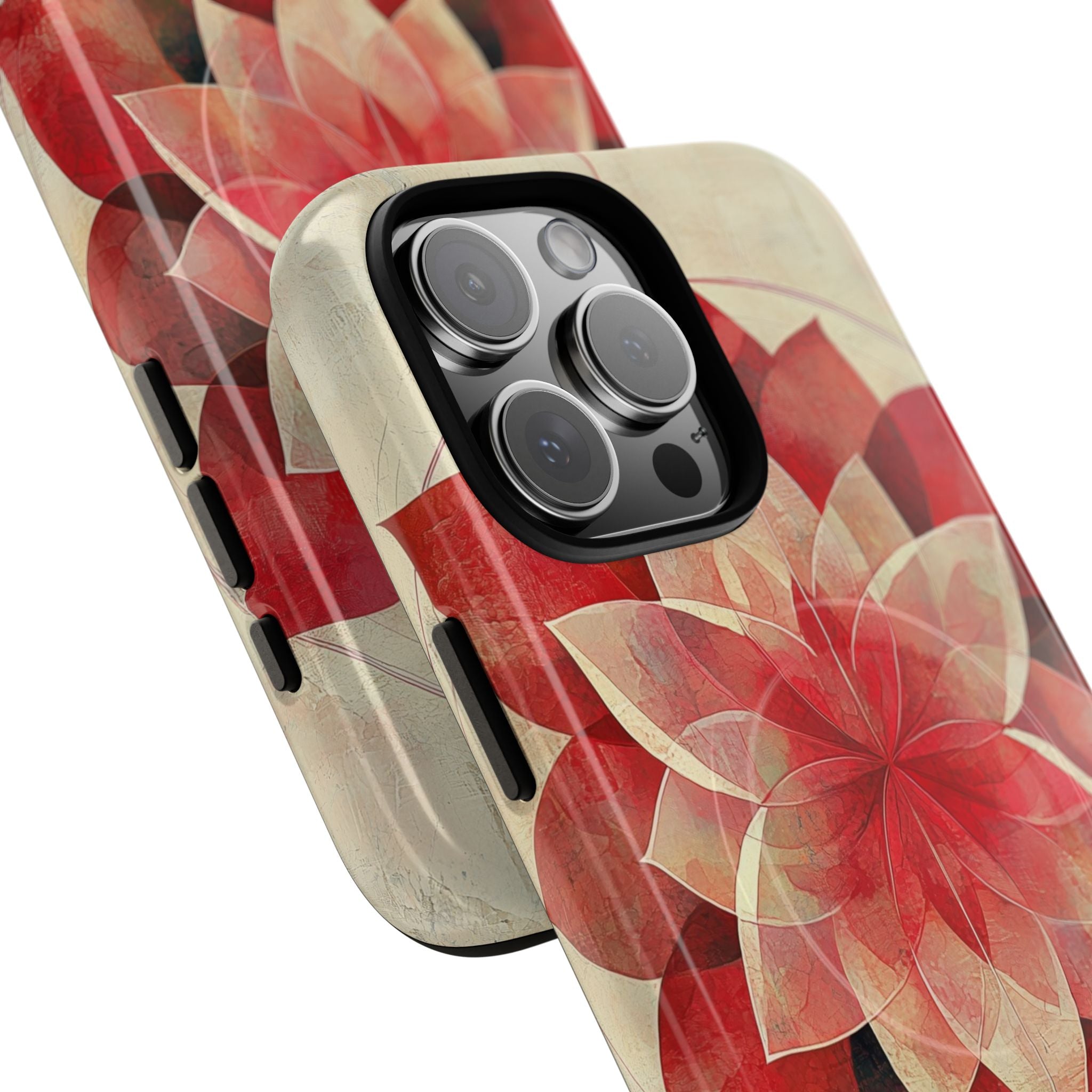 Crimson Petal Peak · Tough+ Phone Case for iPhone · Magsafe