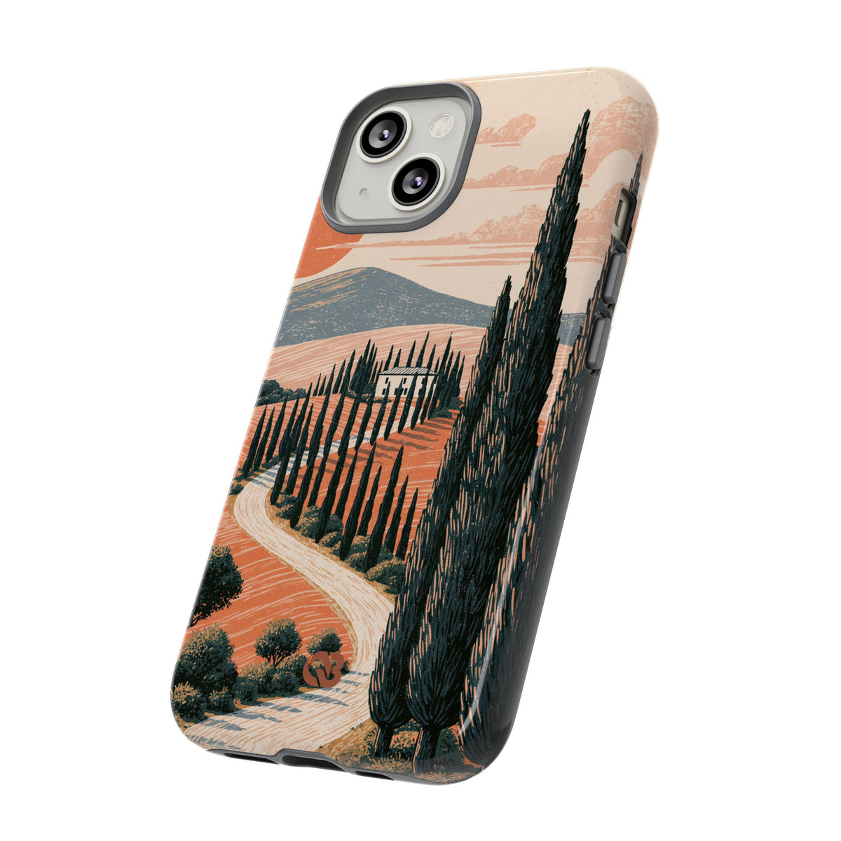 Orange Tough Phone Case for iPhone - Terracotta Ridge Trail